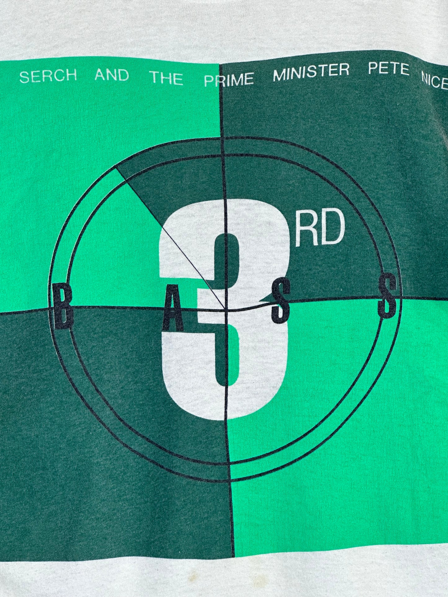 Vintage 1990 3rd Bass Rap T-Shirt L