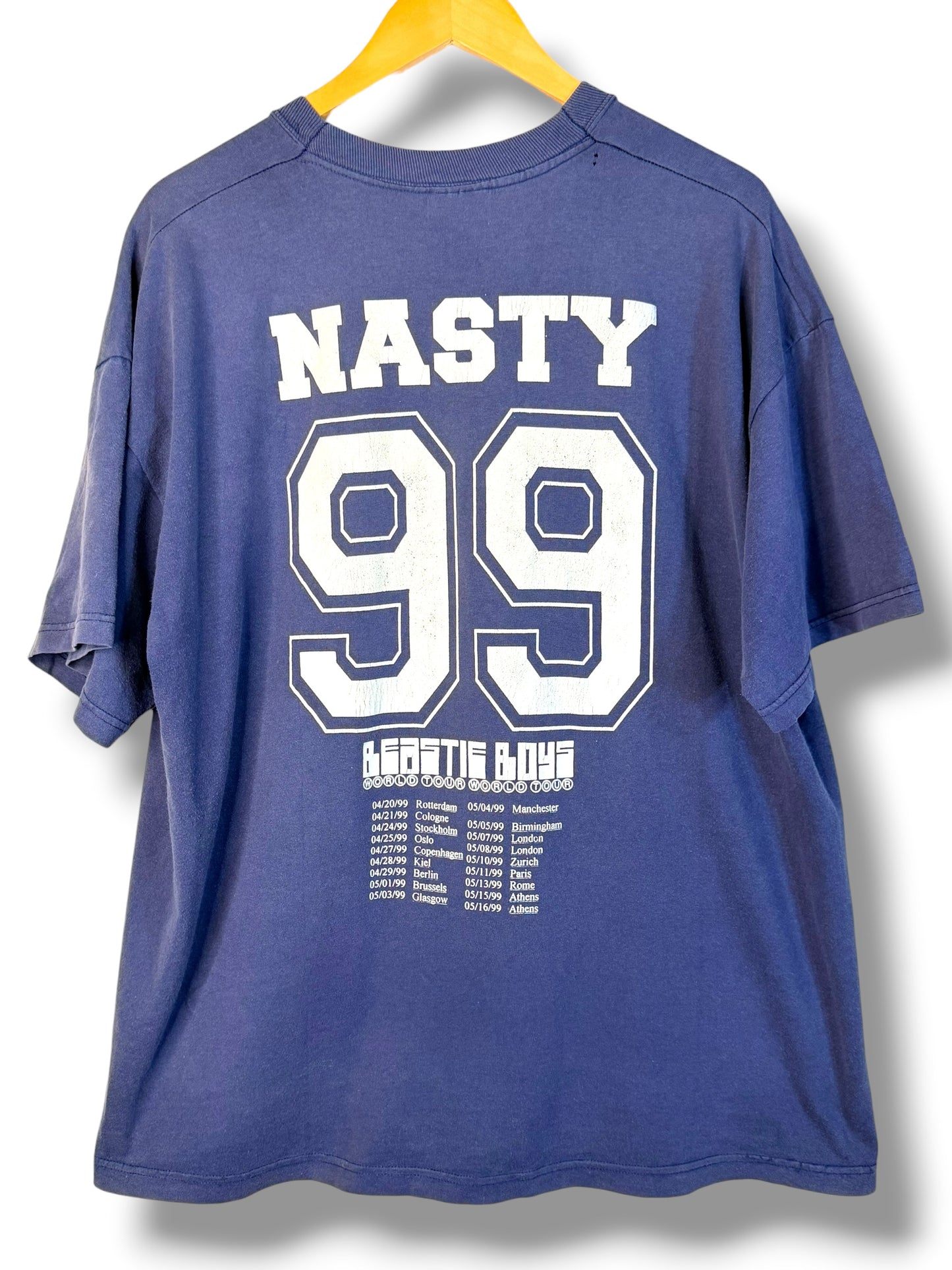 Vintage 1999 Beastie Boys Hello Nasty European Tour T-Shirt 2XL