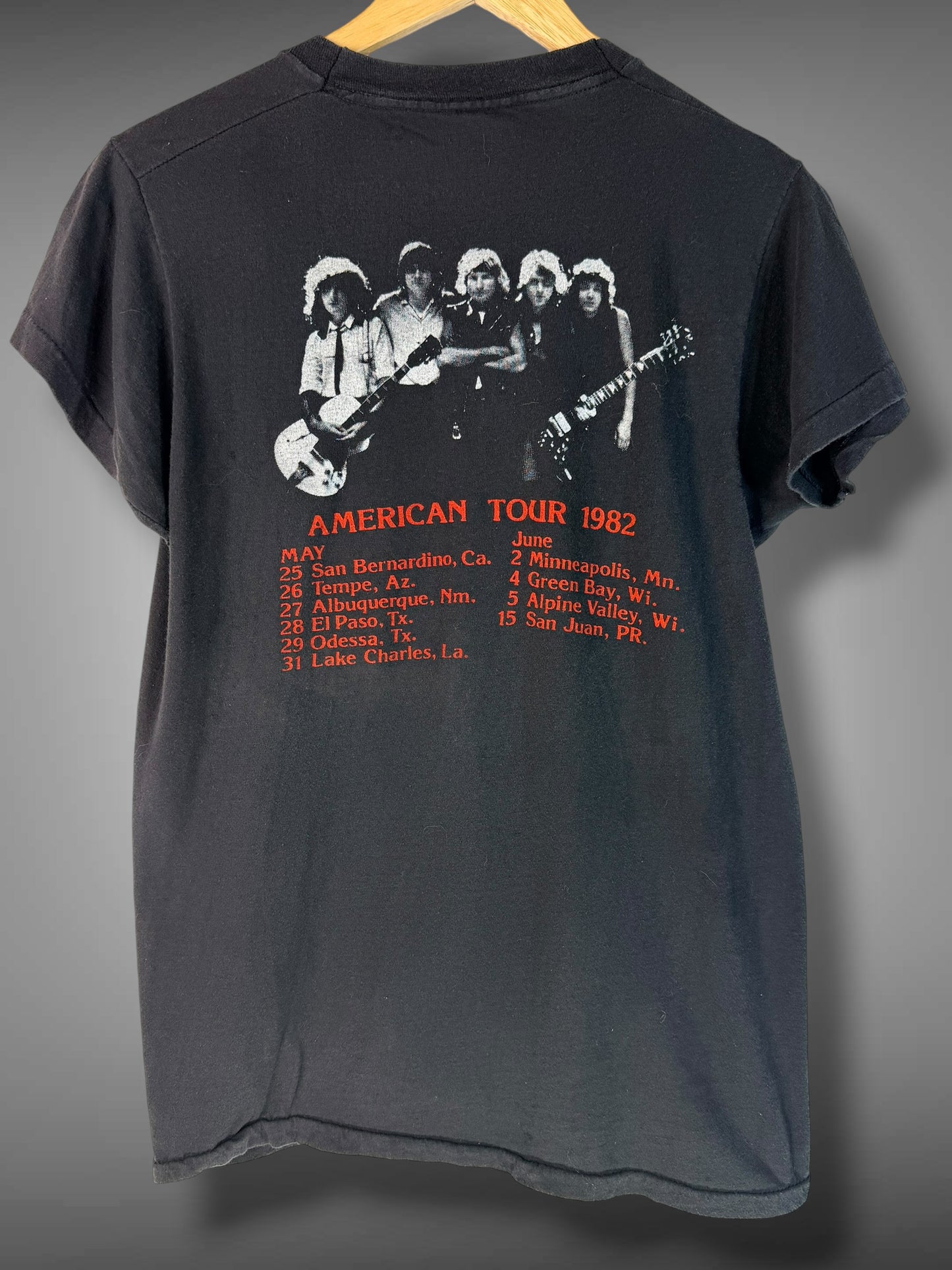 Vintage 1982 UFO Mechanix American Tour T-Shirt M