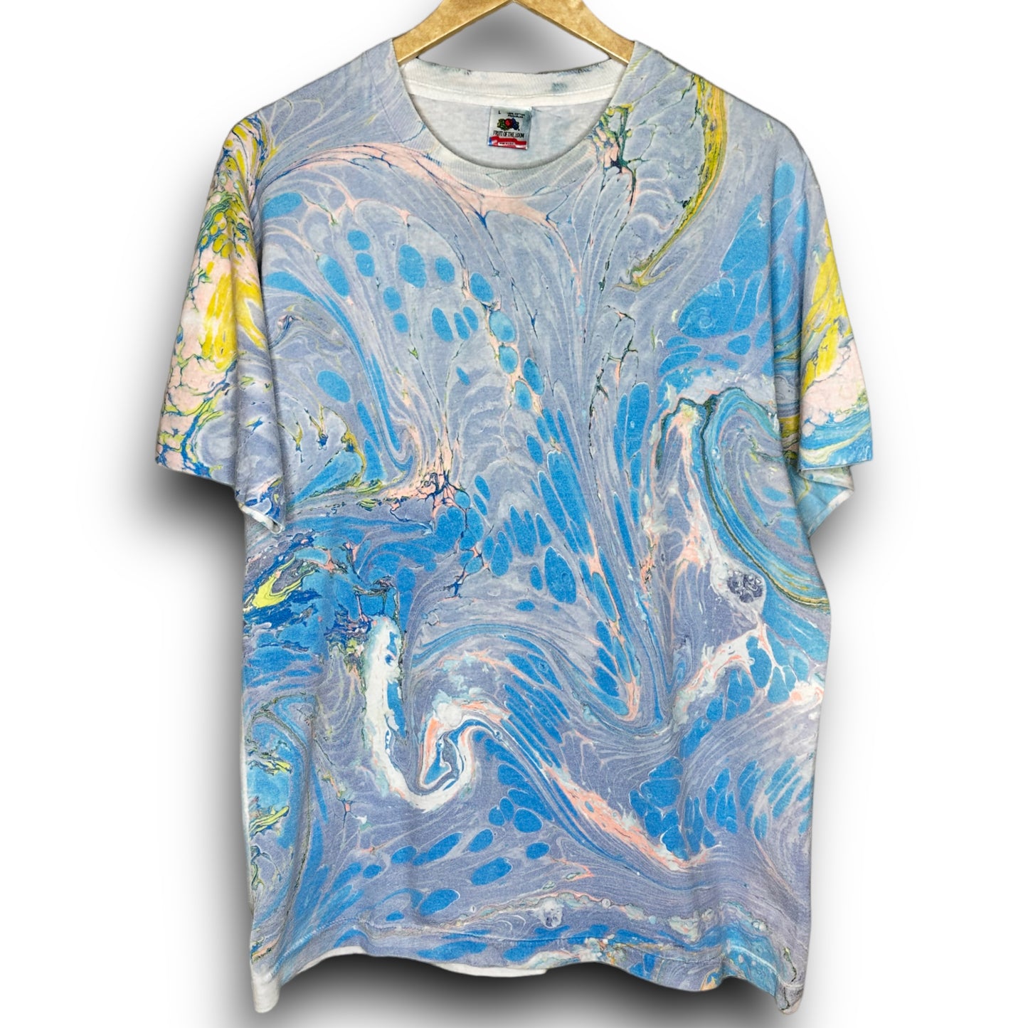 Vintage 90’s 1 of 1 Marbled Print T-Shirt L