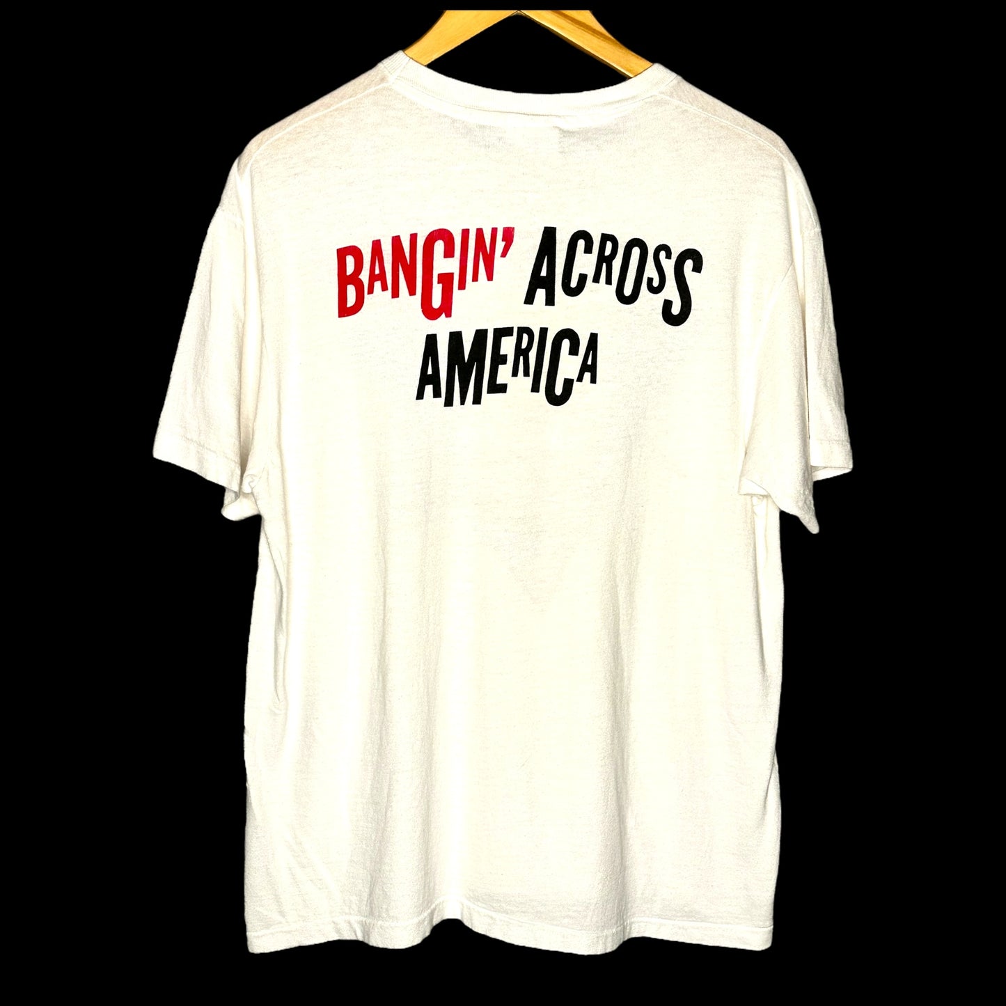Vintage 1987 The Outfield - Bangin’ Across America T- Shirt L