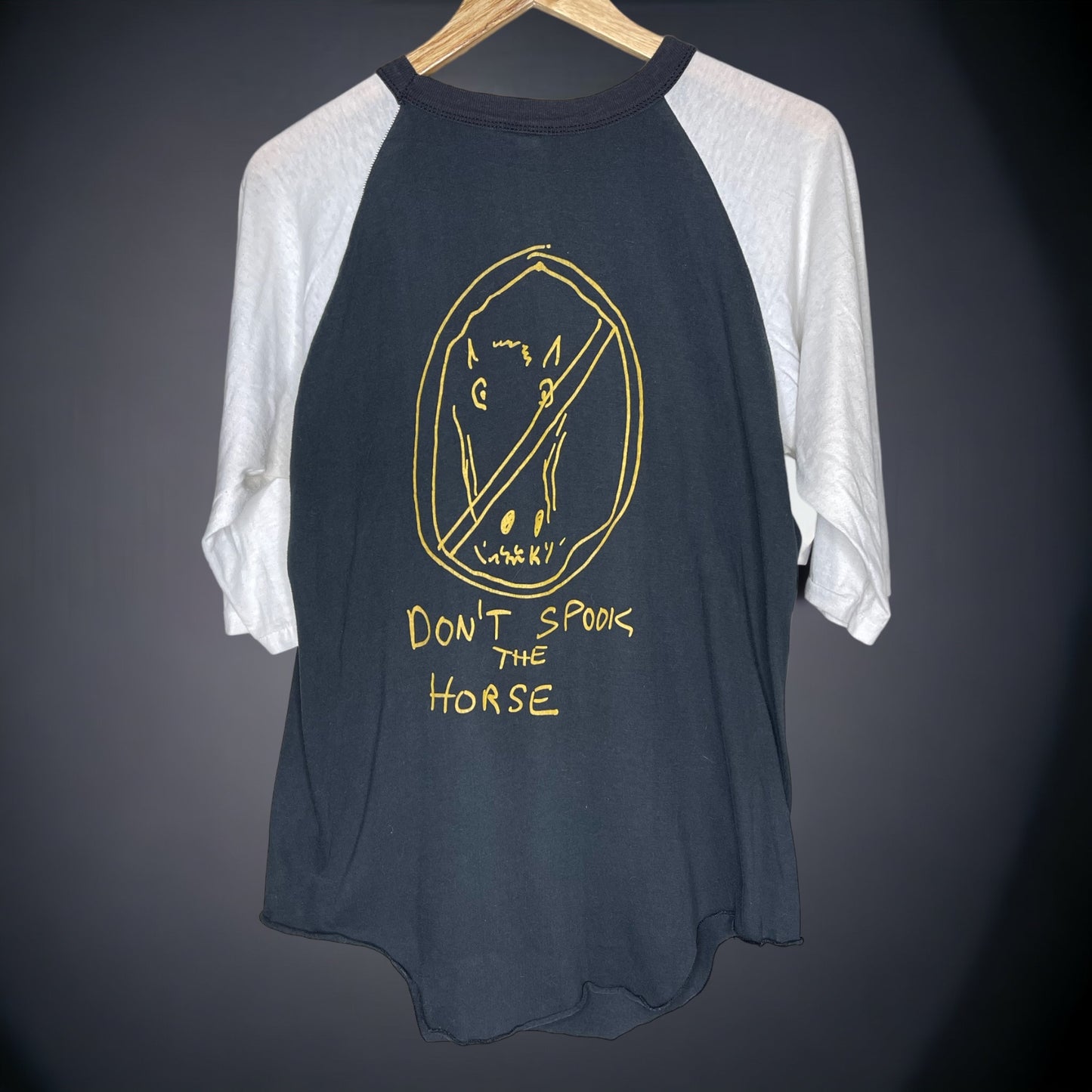 Vintage 1981 Neil Young Crazy Horse Ragged Glory Don’t Spook The Horse T Shirt L