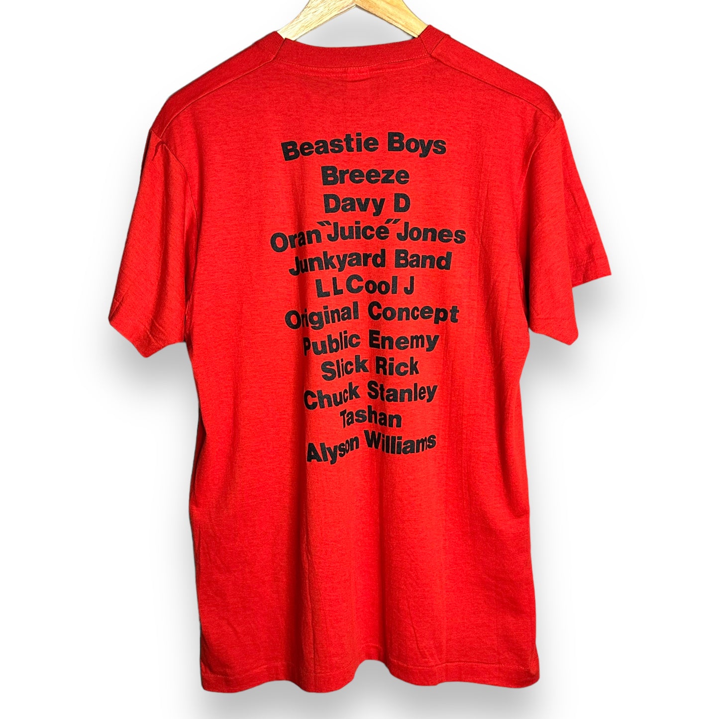 Vintage 80’s Def Jam Artist Roster T-Shirt XL