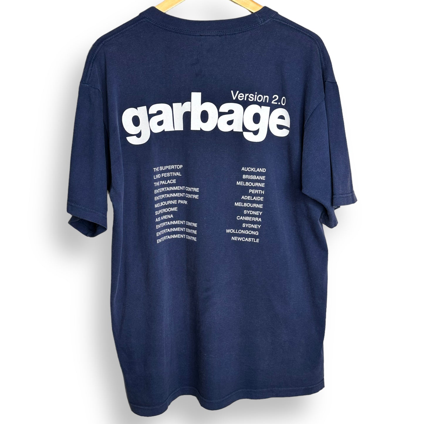 Vintage 1998 Garbage 2.0 Australian Tour T-Shirt XL