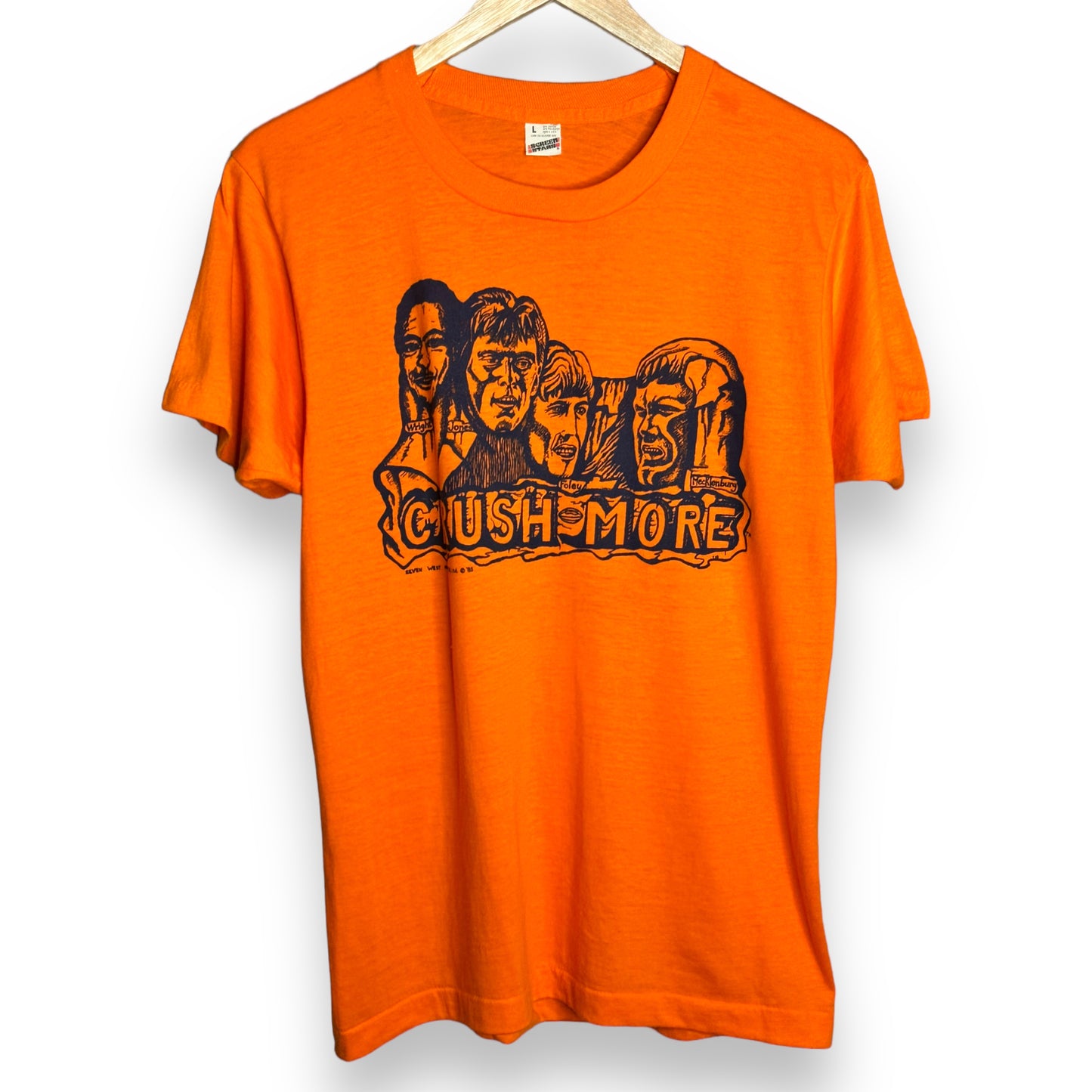Vintage 1986 Denver Broncos Defense - CRUSHMORE L