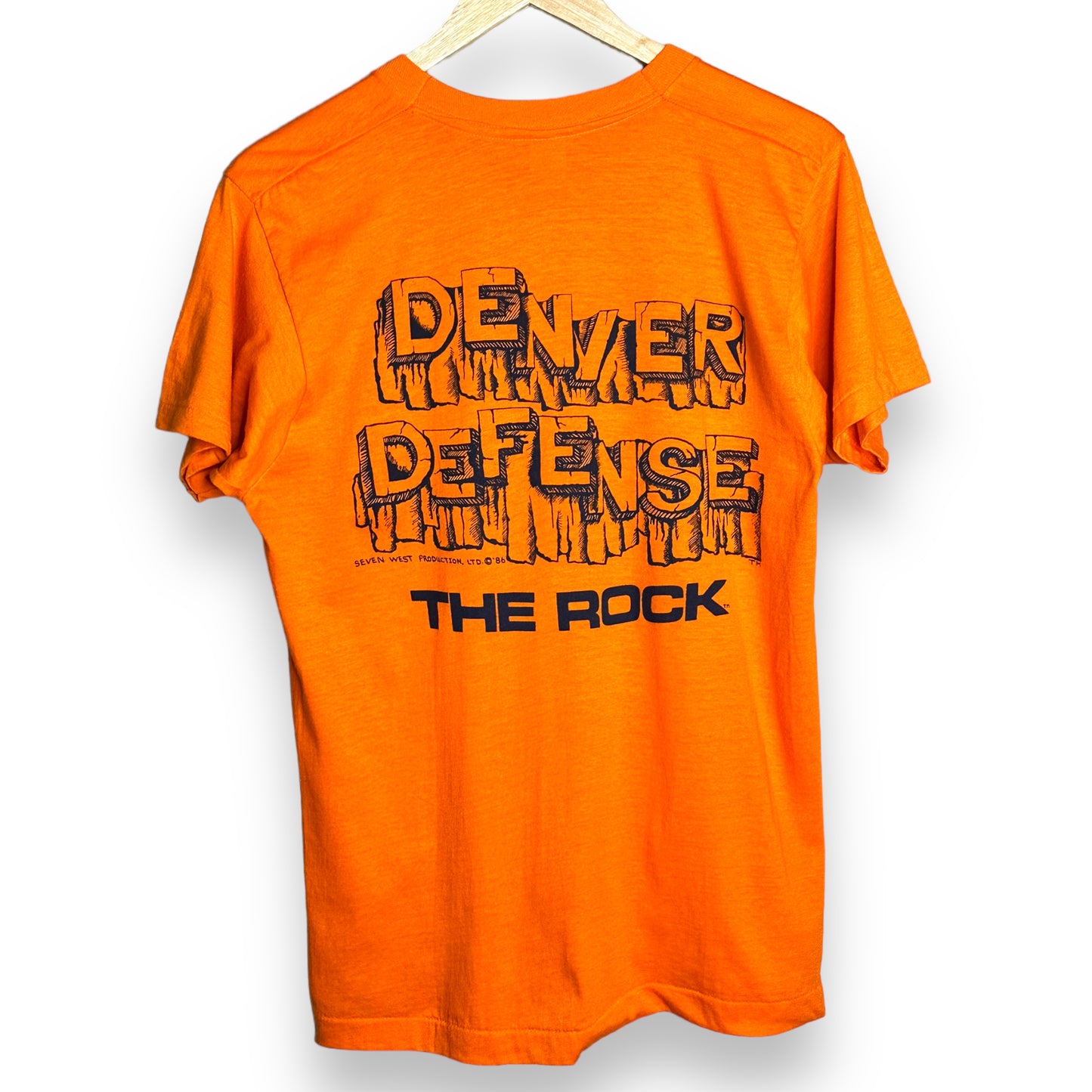 Vintage 1986 Denver Broncos Defense - CRUSHMORE L