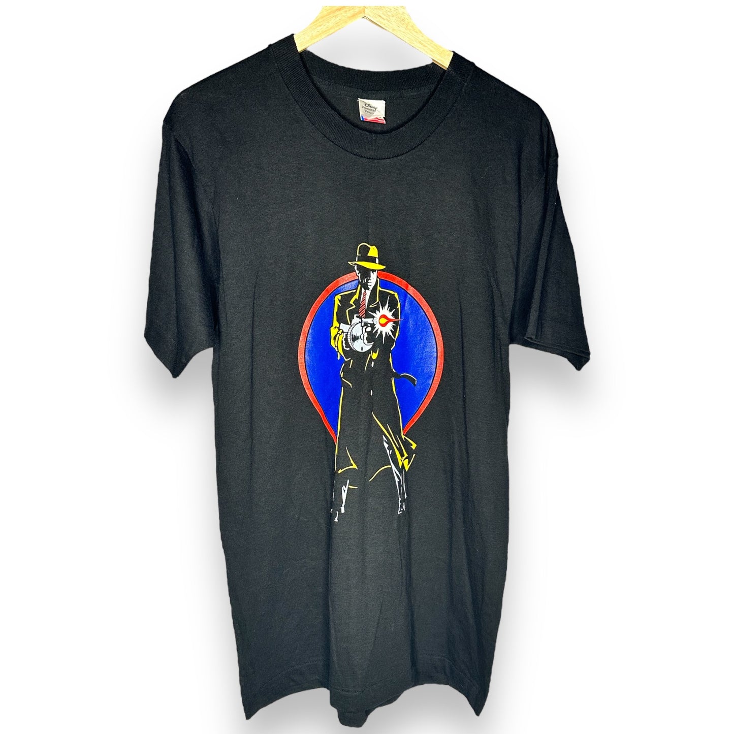 Vintage 1990 Dick Tracy Movie Promo T-Shirt L