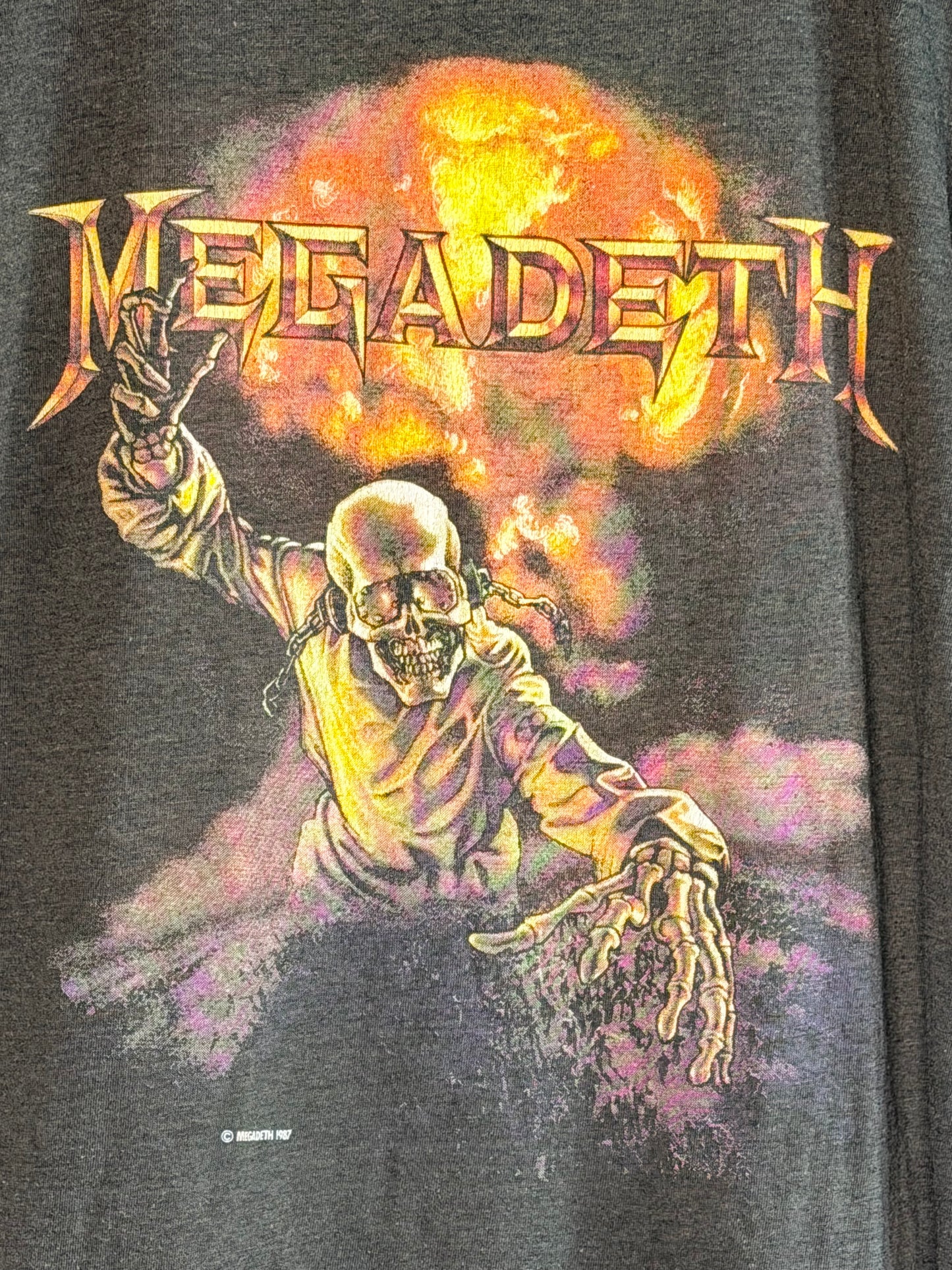 Vintage 1987 Megadeth T-Shirt L