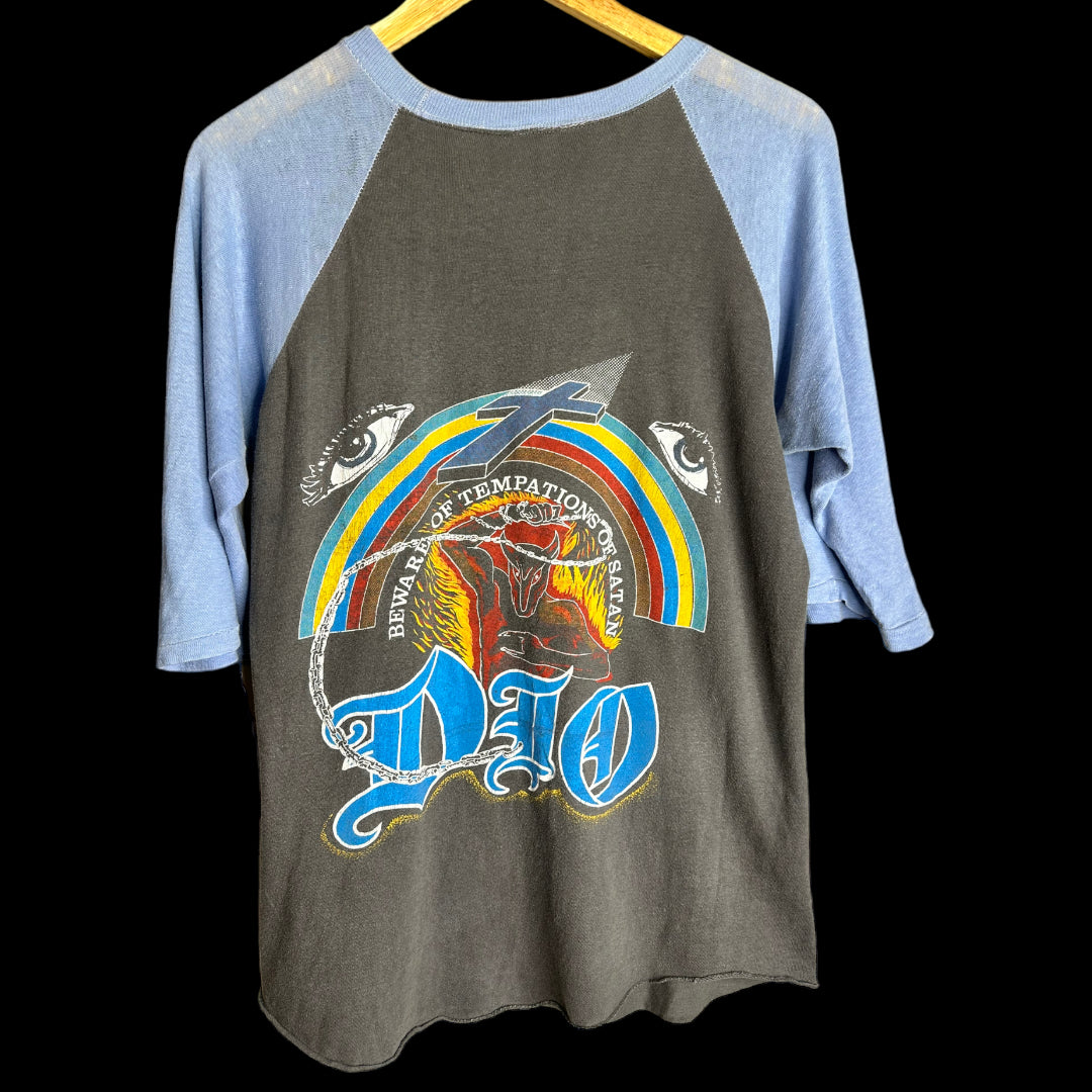 Vintage 1984 DIO Last In Line RARE Parking Lot T-Shirt L