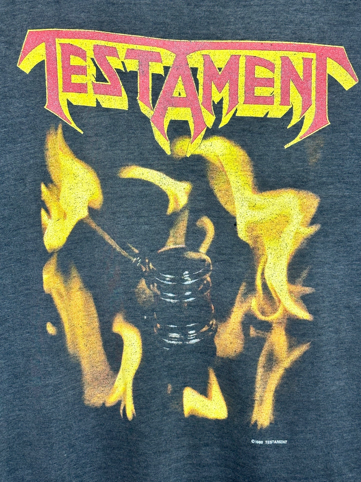 Vintage 1988 TESTAMENT Trial By Fire t-shirt L