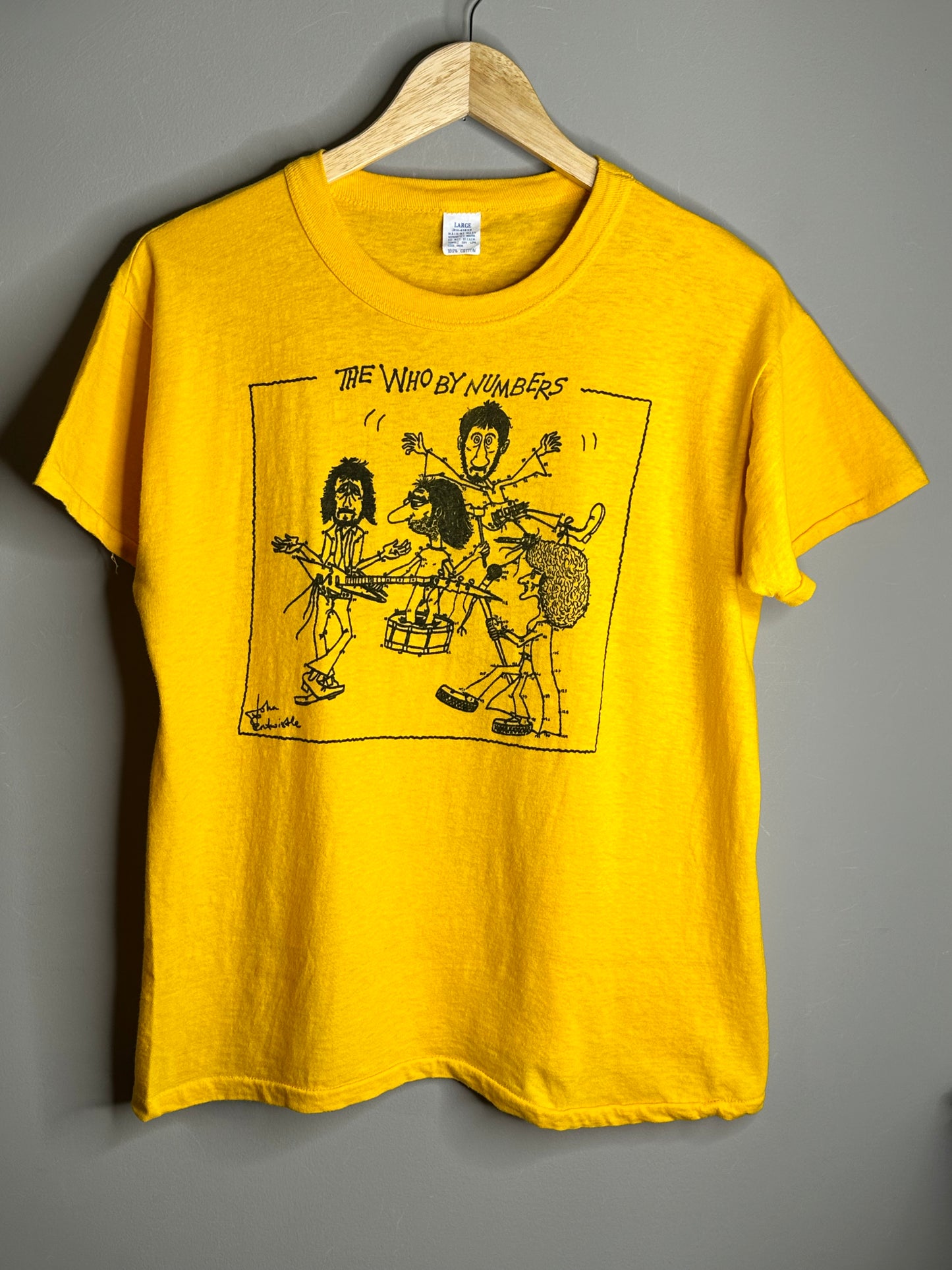 1975 The Who - By Numbers t-shirt