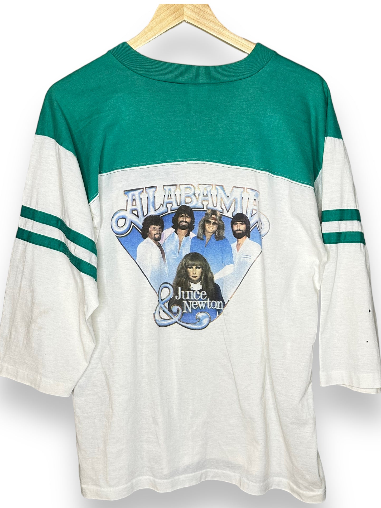 Vintage 1983 Alabama & Juice Newton Salem Spirit Concert Series t-shirt