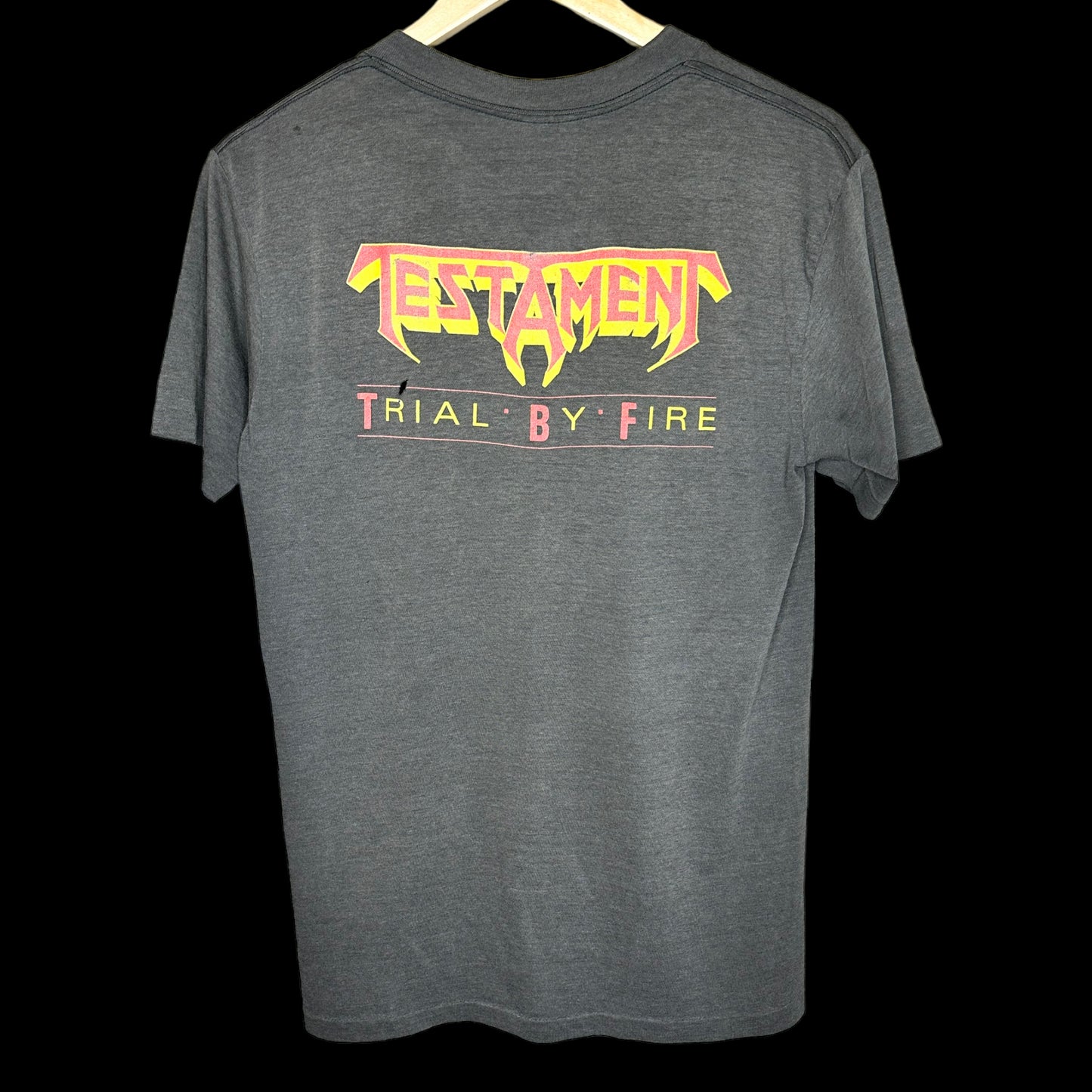 Vintage 1988 TESTAMENT Trial By Fire t-shirt L