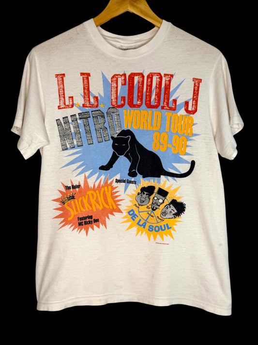 Vintage 1989 LL Cool J Nitro Tour w/ Slick Rick & De La Soul T-Shirt M