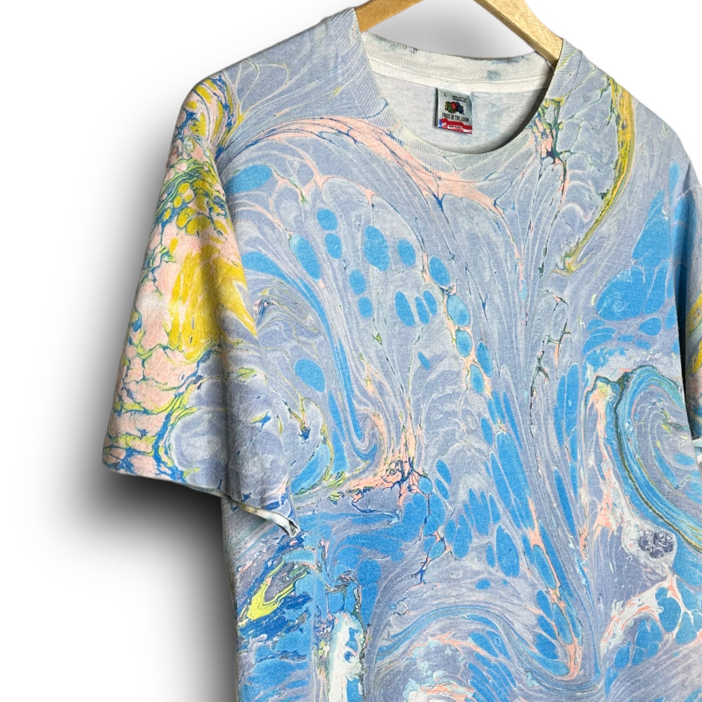 Vintage 90’s 1 of 1 Marbled Print T-Shirt L