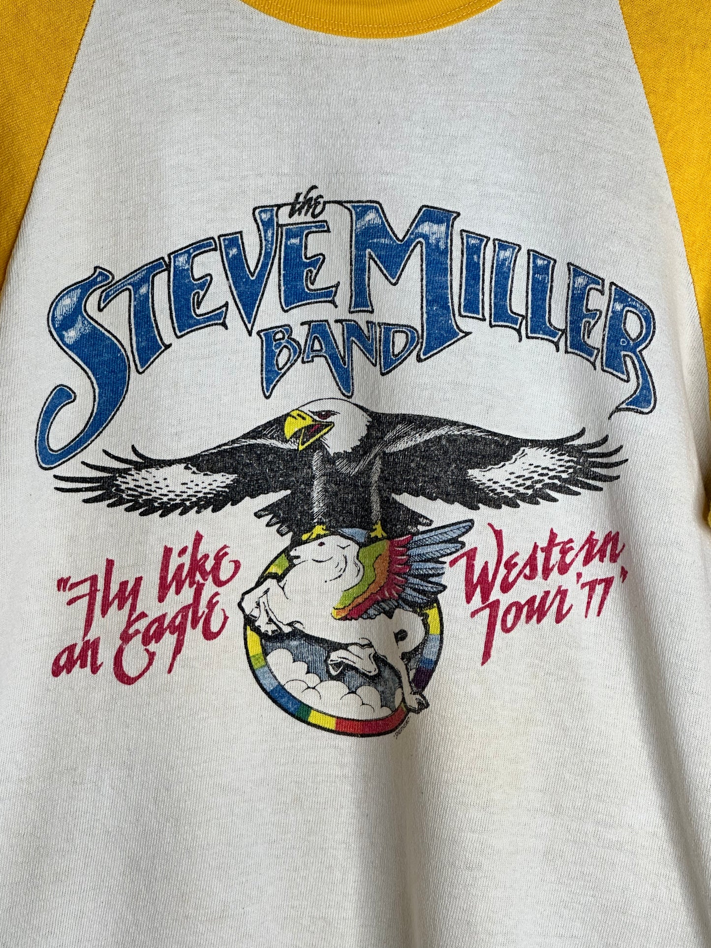Vintage 1977 The Steve Miller Band Fly Like An Eagle Western Tour M