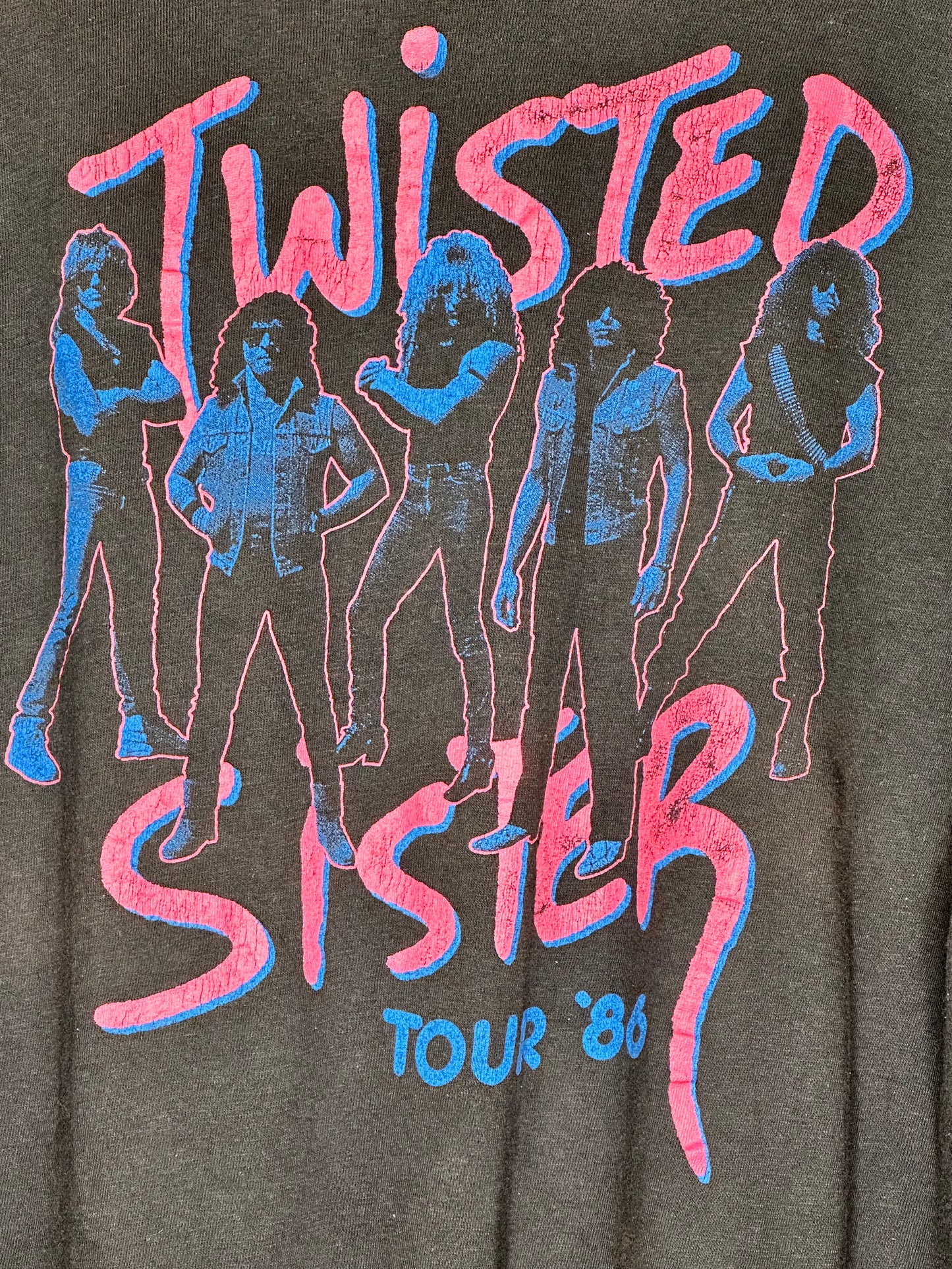 Vintage 1986 Twisted Sister Come Out and Play T-Shirt L