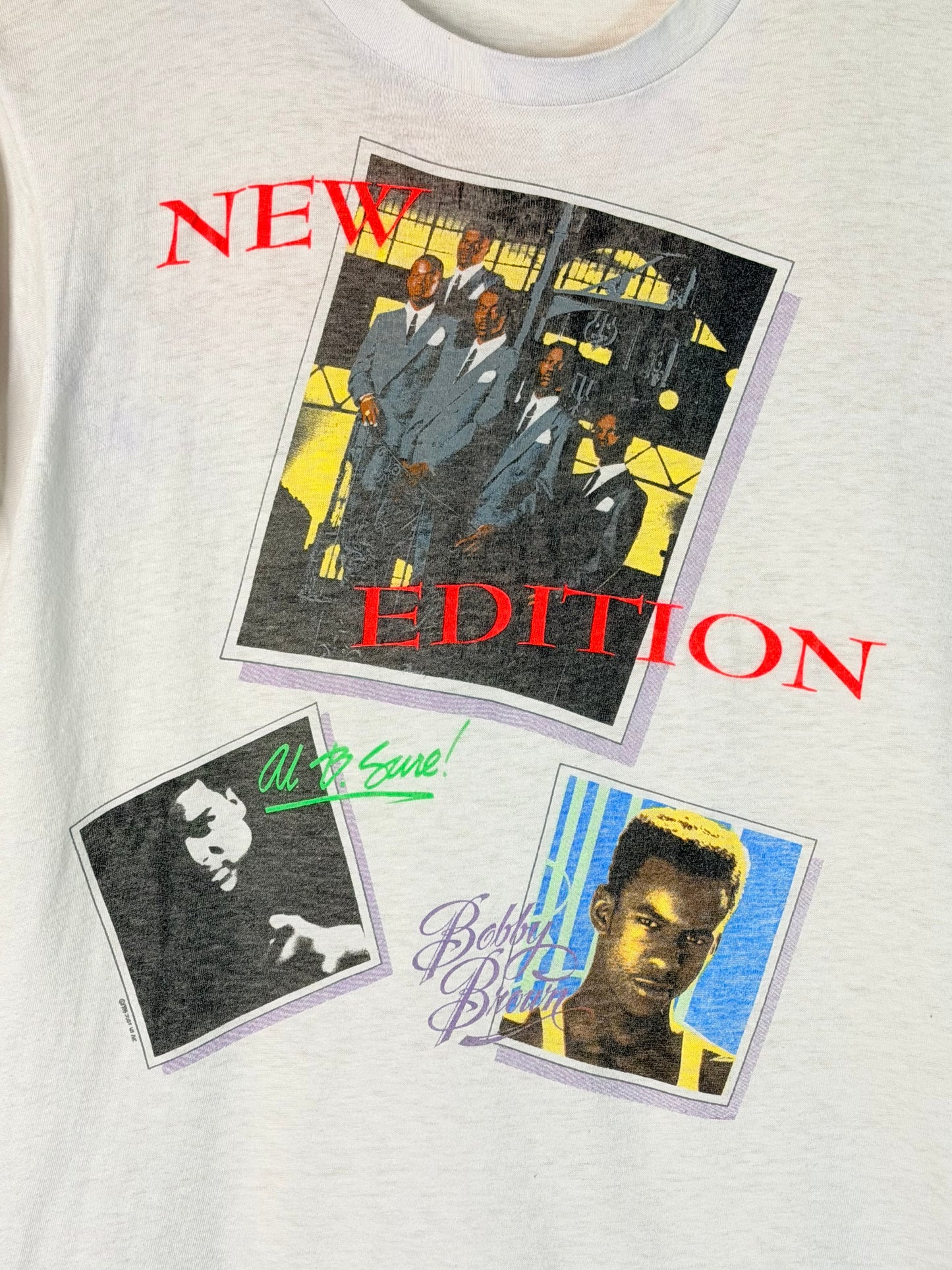 Vintage 1988 New Edition Heart Break Tour T-Shirt L