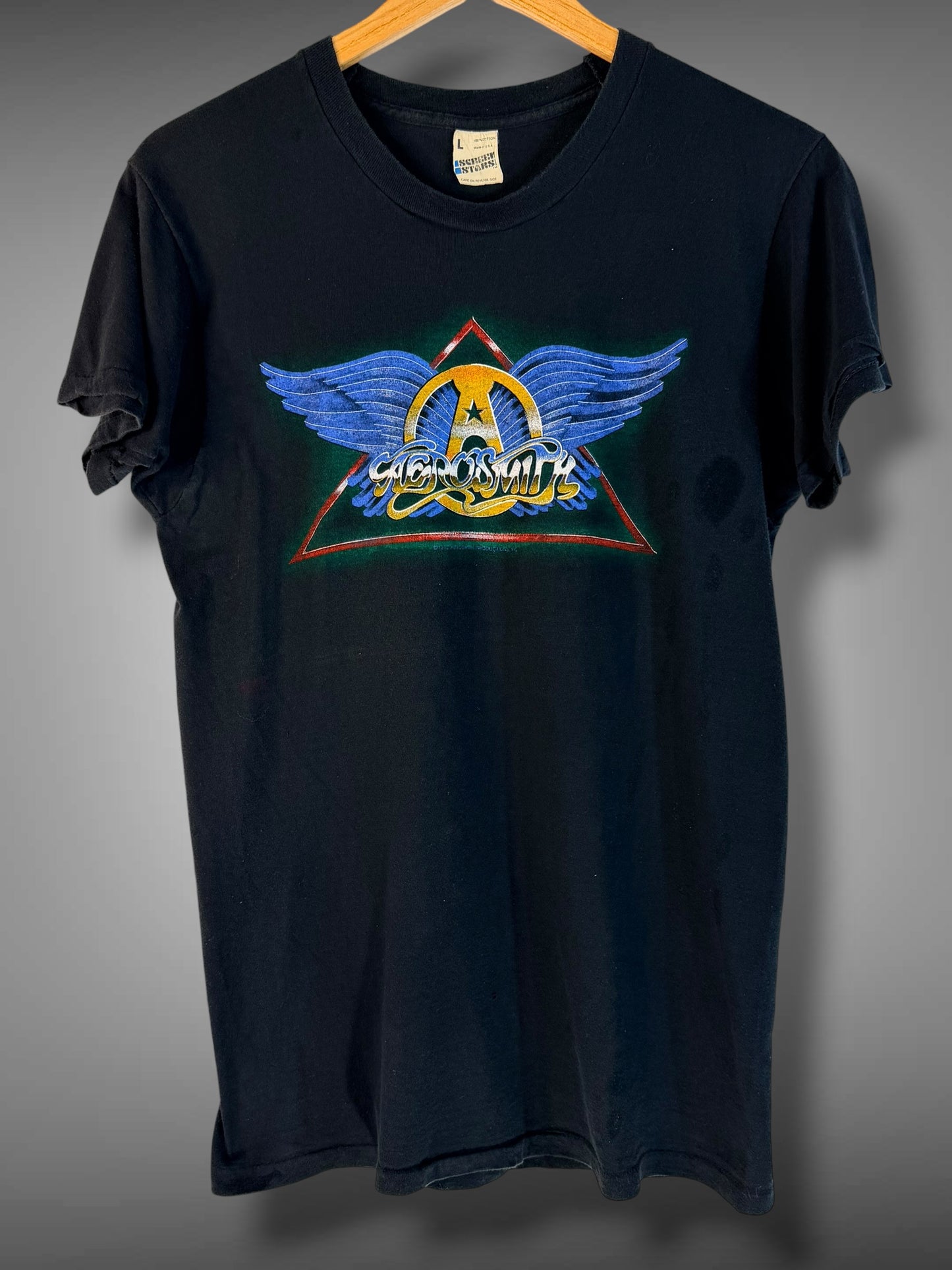 Vintage 1982 Aerosmith Rock In A Hard Place T-Shirt M