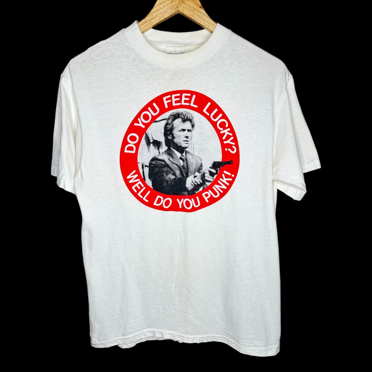 80’s Dirty Harry • Do You Feel Lucky? Well Do You Punk! T-Shirt M