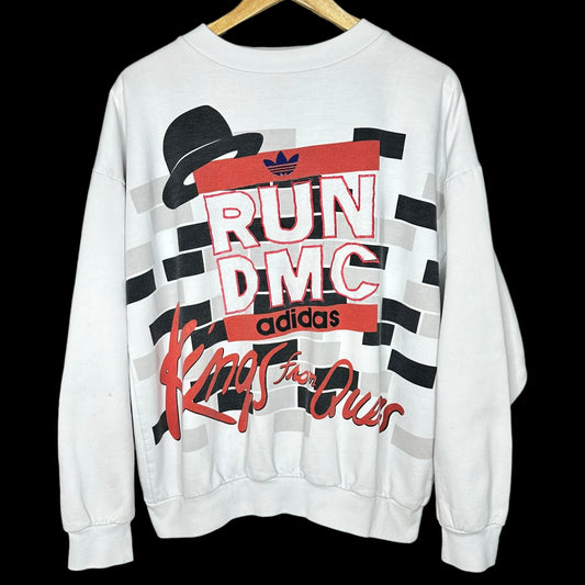 Vintage 80’s RUN DMC Adidas Kings From Queens Sweatshirt