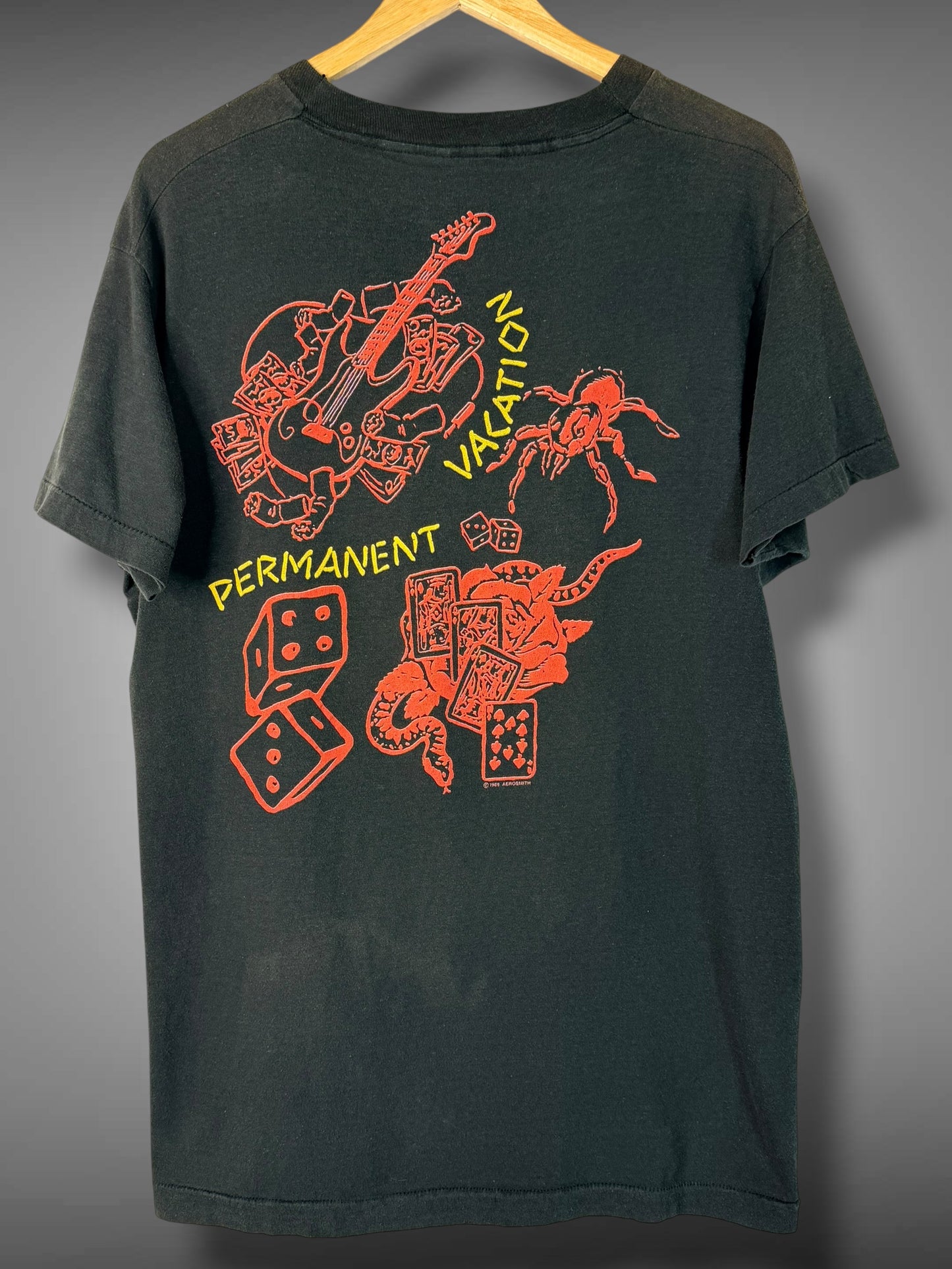 Vintage 1988 Aerosmith Permanent Vacation T-Shirt XL