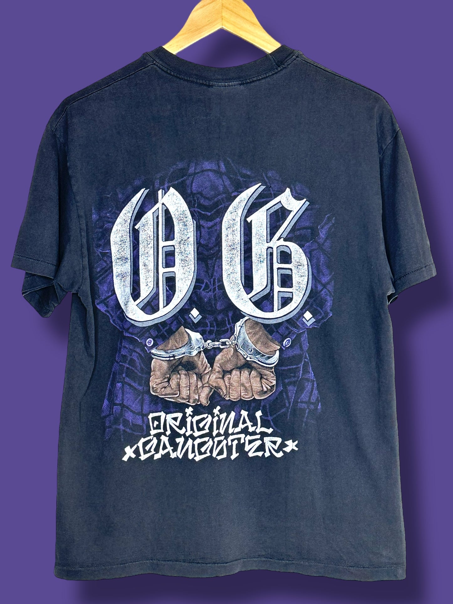 Vintage 1992 Ice-T Original Gangster T-Shirt L