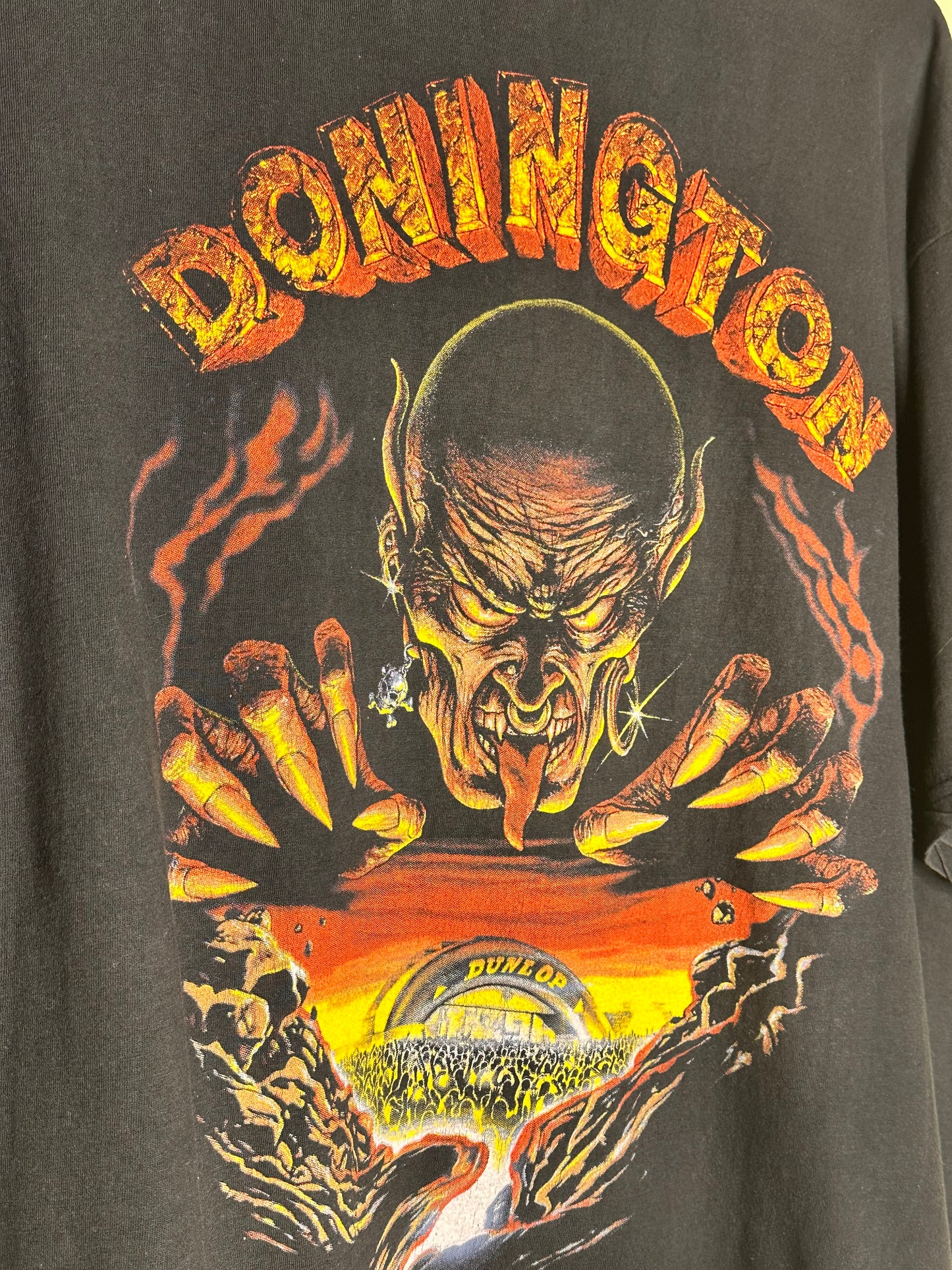 Vintage 1996 Monsters of Rock Donington Concert T-Shirt XL