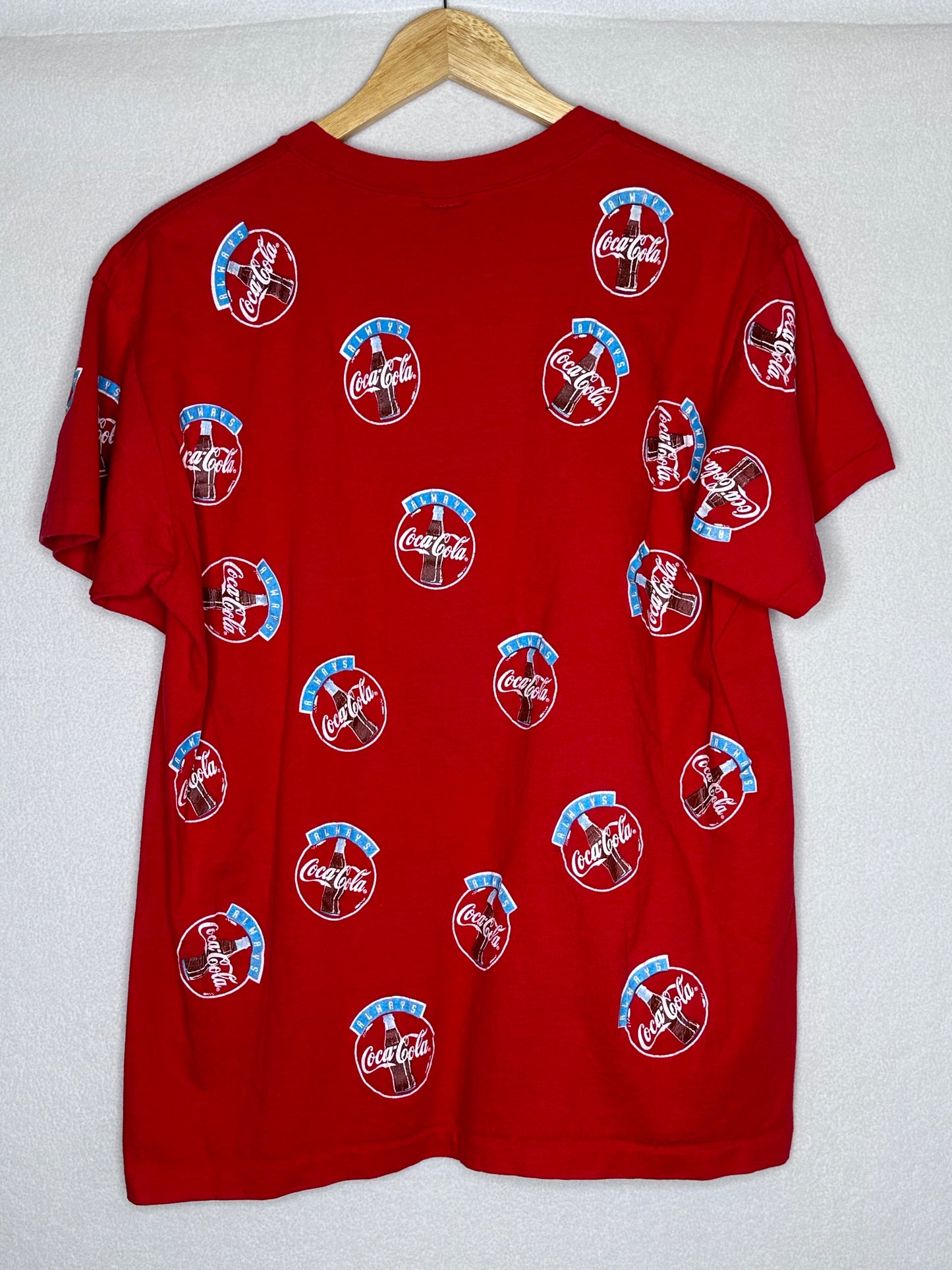 Vintage 90’s Coca-Cola AOP T-Shirt L