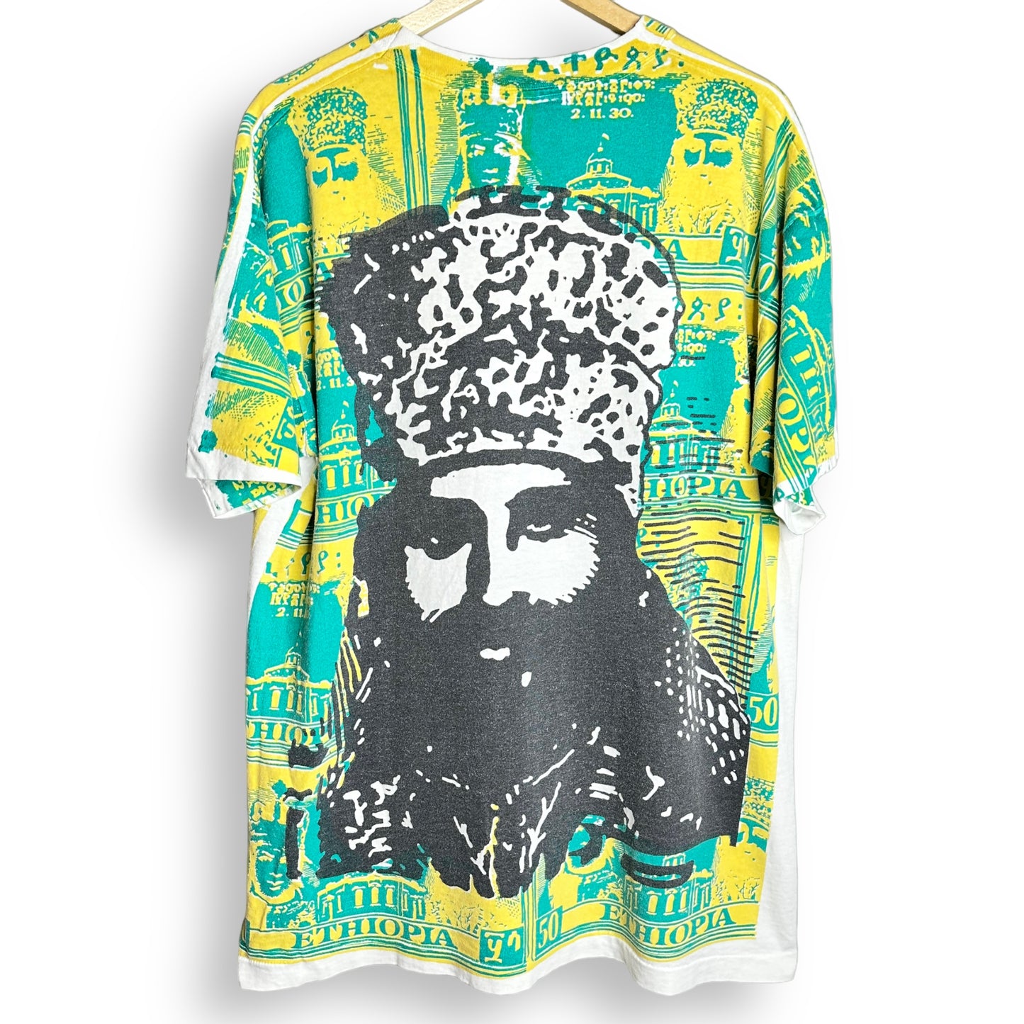 Vintage 90’s Bob Marley JAH LIVE! Ethiopia AOP T-Shirt XL