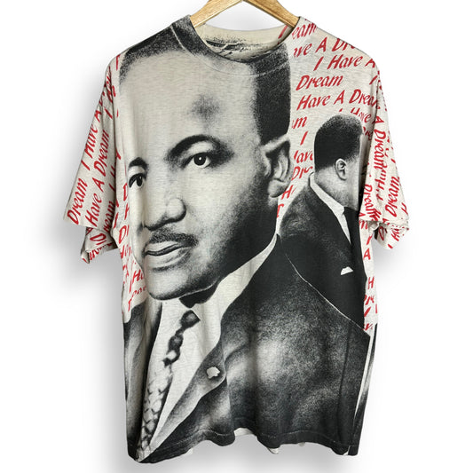 Vintage 1990 Dr. Martin Luther King Jr. - I Have A Dream AOP T-Shirt XL