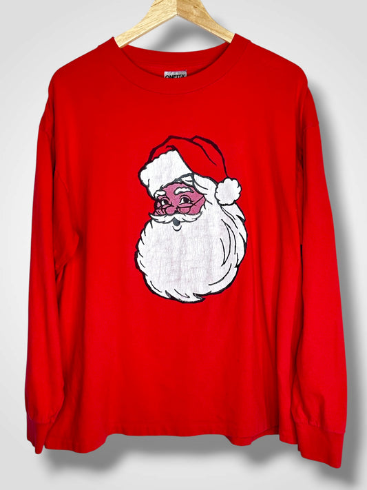 Vintage 80’s Santa Claus Long Sleeve T-Shirt XL