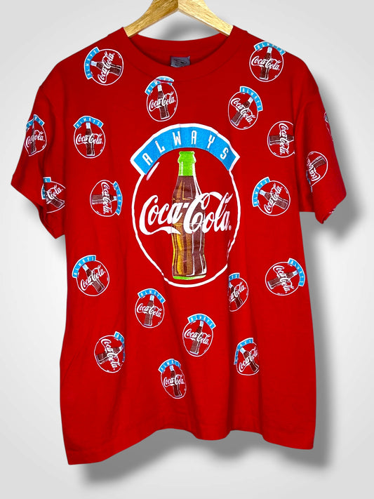 Vintage 90’s Coca-Cola AOP T-Shirt L