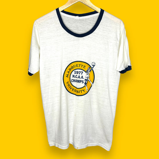 Vintage 1977 Marquette NCAA Champions T-Shirt L