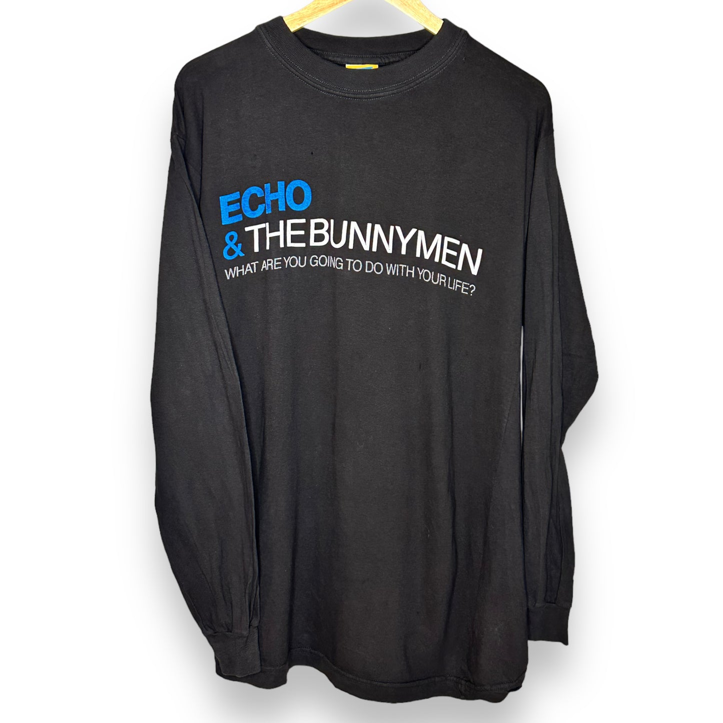 Vintage 1999 Echo & The Bunnymen - What Are You Going To Do With Your Life? Longsleeve T-Shirt XL