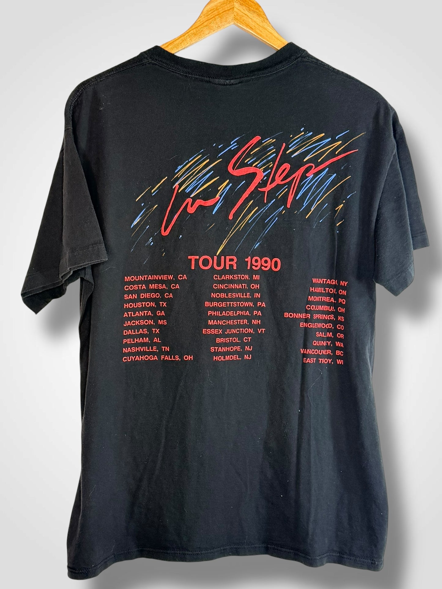 Vintage 1990 Stevie Ray Vaughan and Double Trouble Tour T-Shirt XL