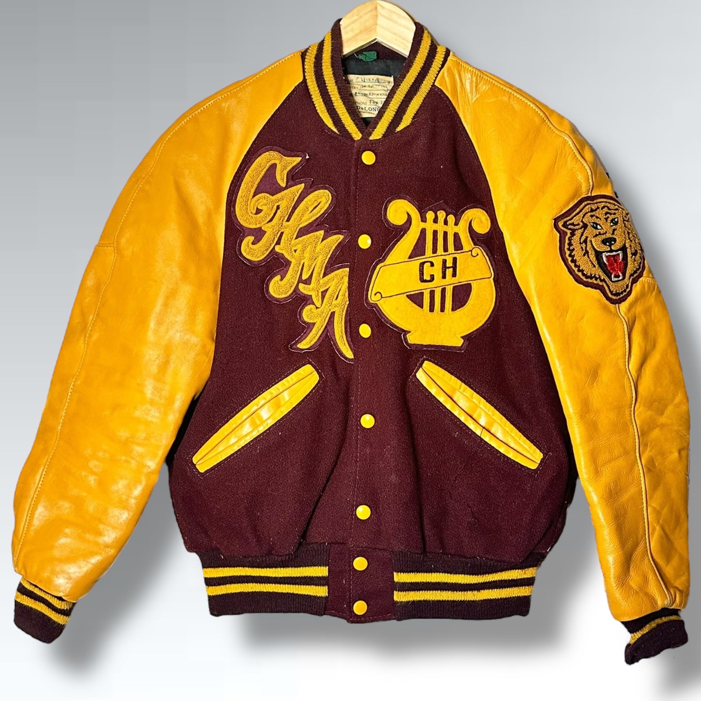 Vintage 80’s Letterman Jacket - Castle Heights Military Academy - M