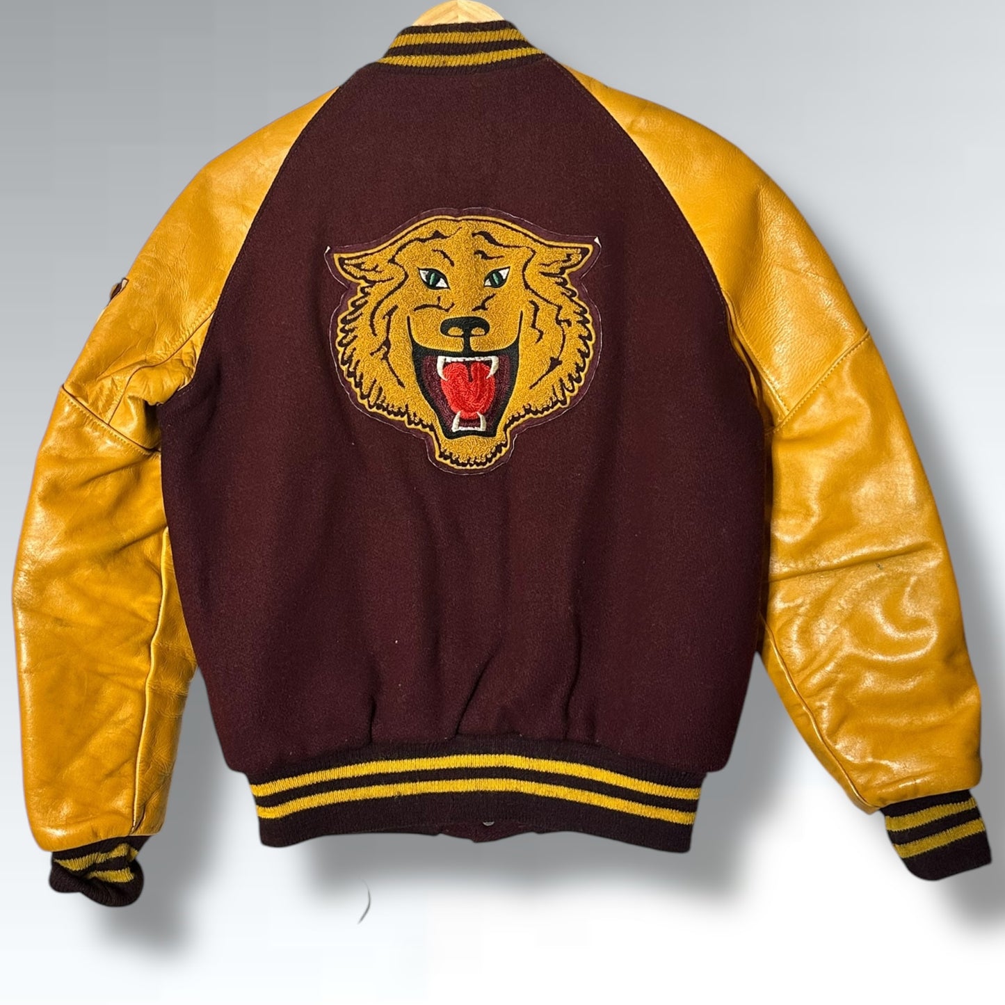 Vintage 80’s Letterman Jacket - Castle Heights Military Academy - M