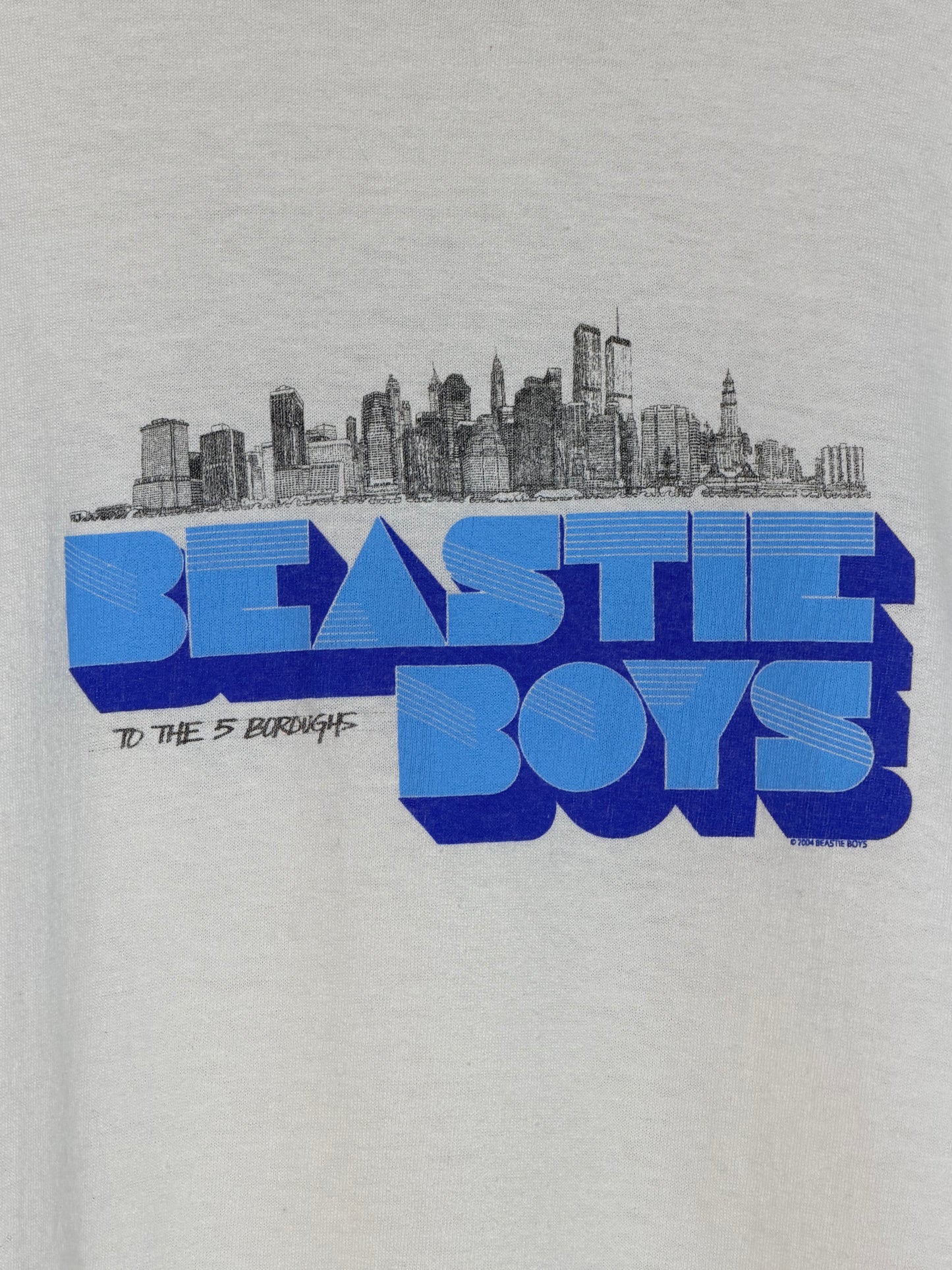 Vintage 2004 Beastie Boys To The 5 Boroughs Pageant Tour T-Shirt XL