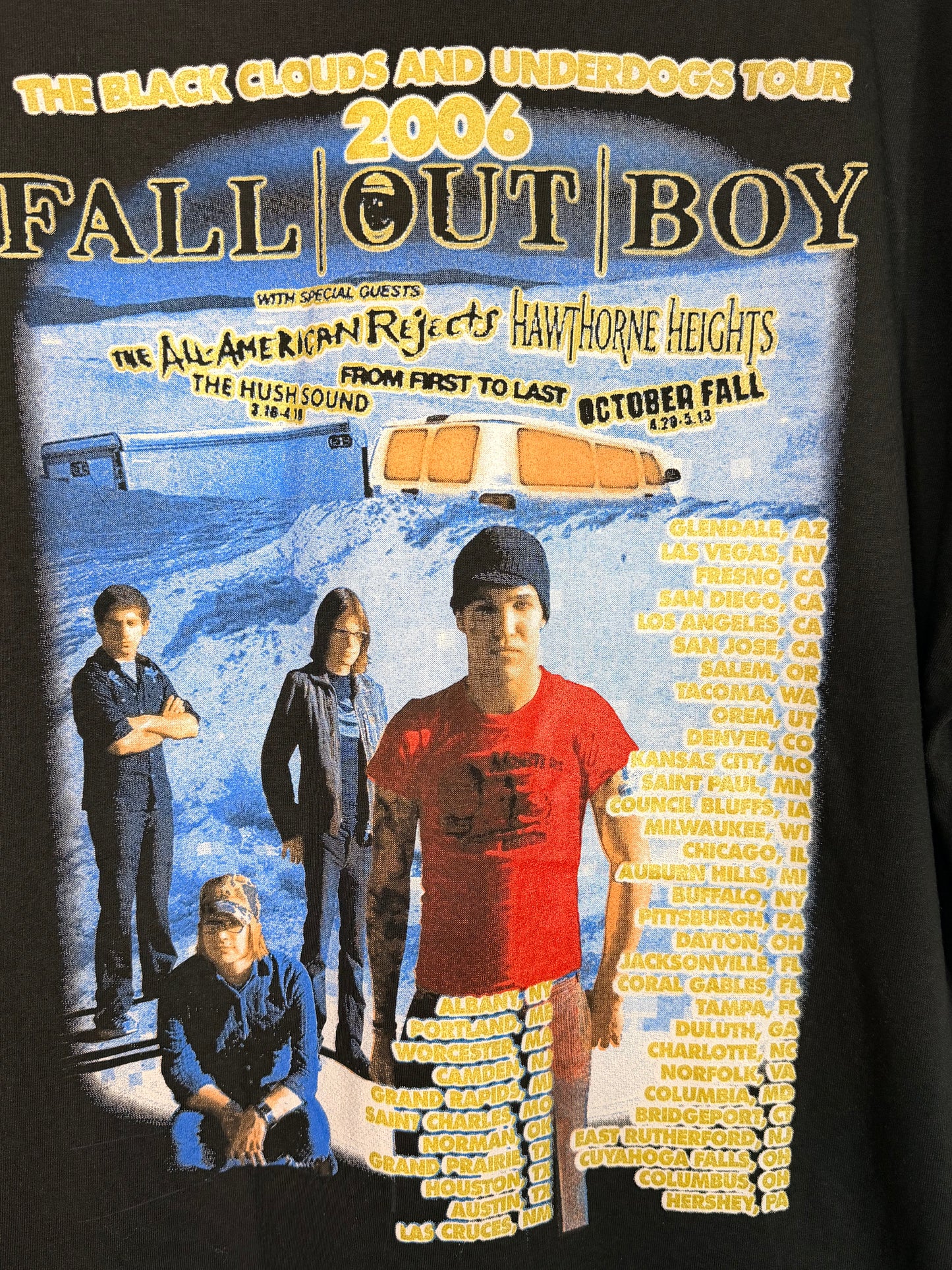 Vintage 2006 Fall Out Boy Tour T-Shirt 2XL