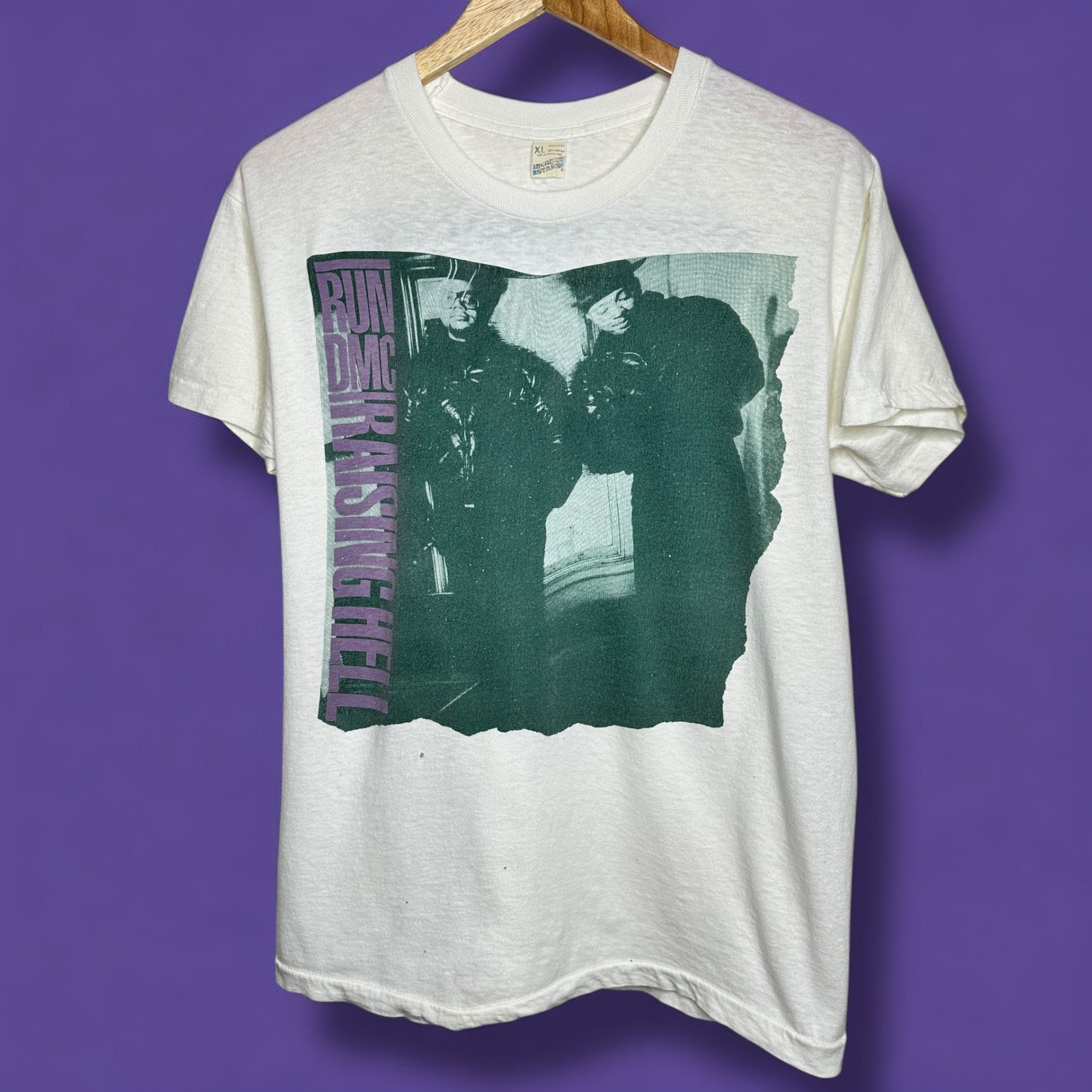 Vintage 1986 RUN DMC Raising Hell T-Shirt L – Brass Monkey Vintage