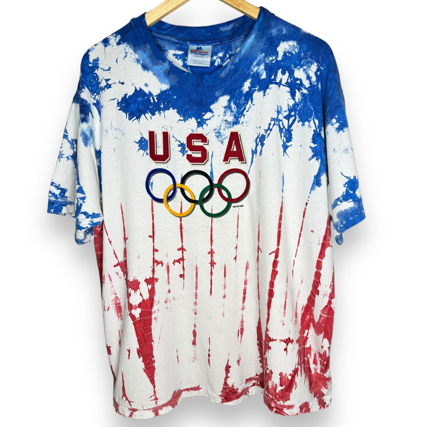 Vintage 1996 USA Atlanta Olympics Tie Dye T-Shirt L