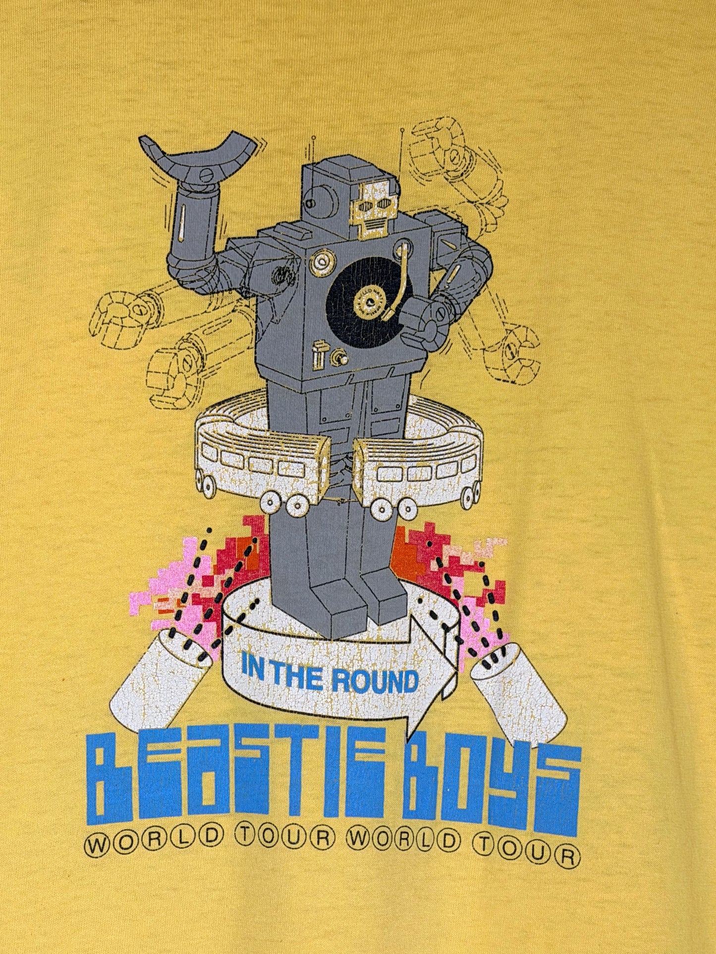 Vintage 1998 Beastie Boys In The Round / Hello Nasty Muscle T-Shirt L