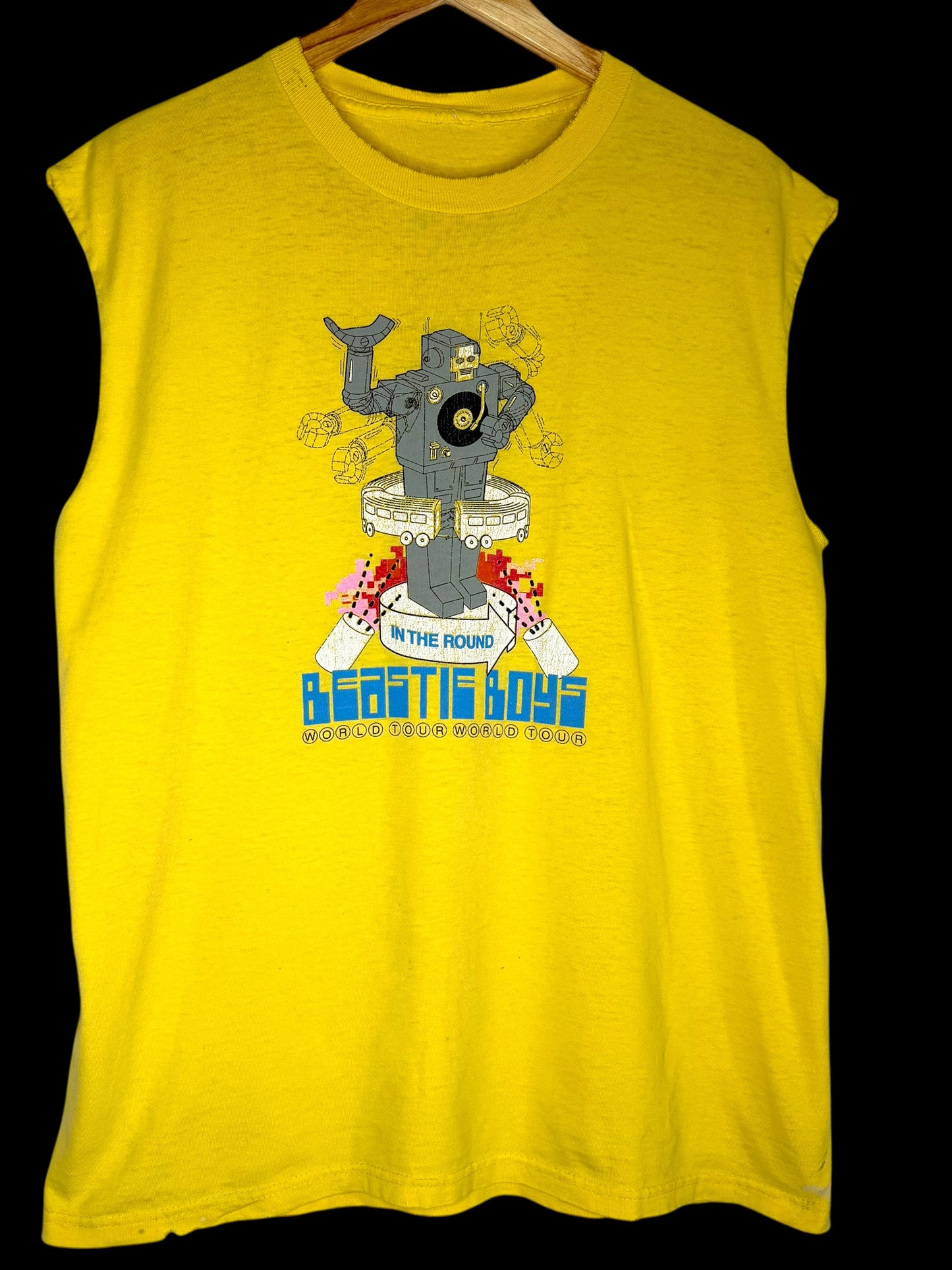 Vintage 1998 Beastie Boys In The Round / Hello Nasty Muscle T-Shirt L