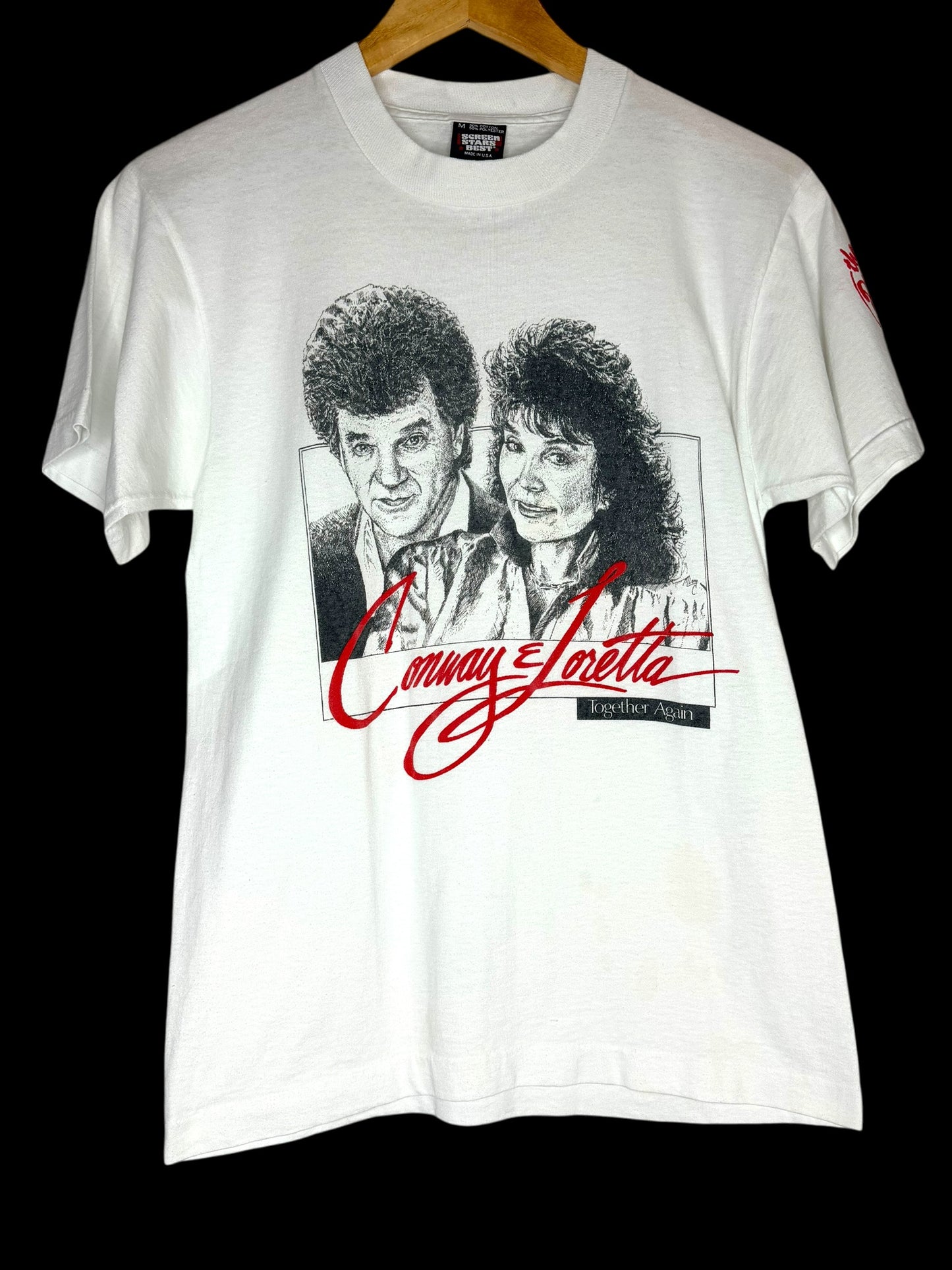 Vintage 1988 Conway & Loretta T-Shirt M