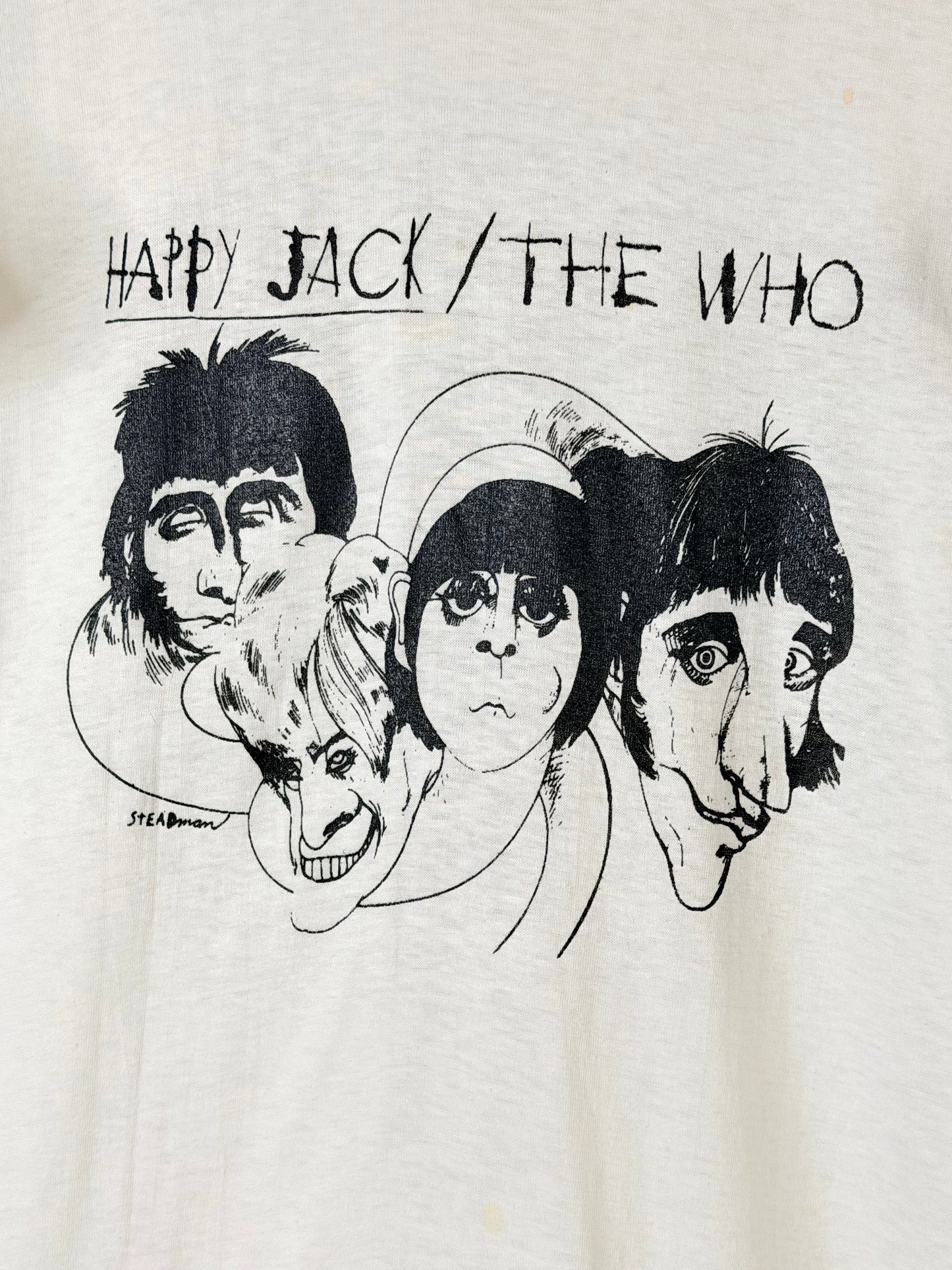 70’s The Who Happy Jack Promo Ralph Steadman Art T-Shirt XL