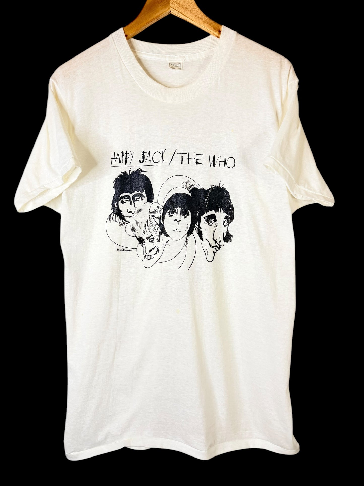 70’s The Who Happy Jack Promo Ralph Steadman Art T-Shirt XL