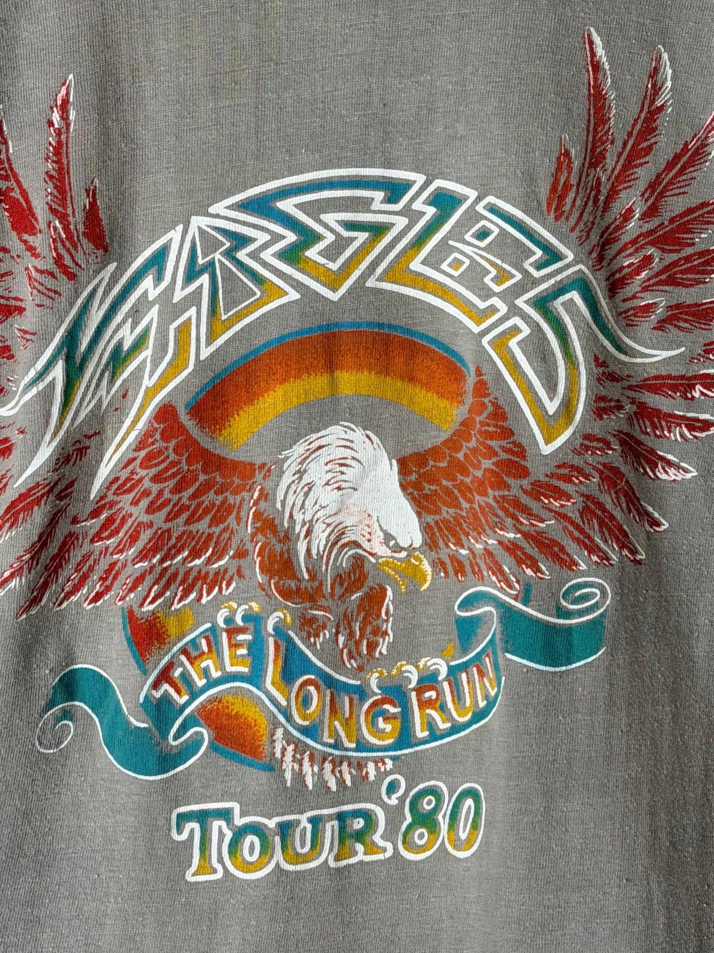 1980 Eagles The Long Run Tour Raglan T-Shirt L