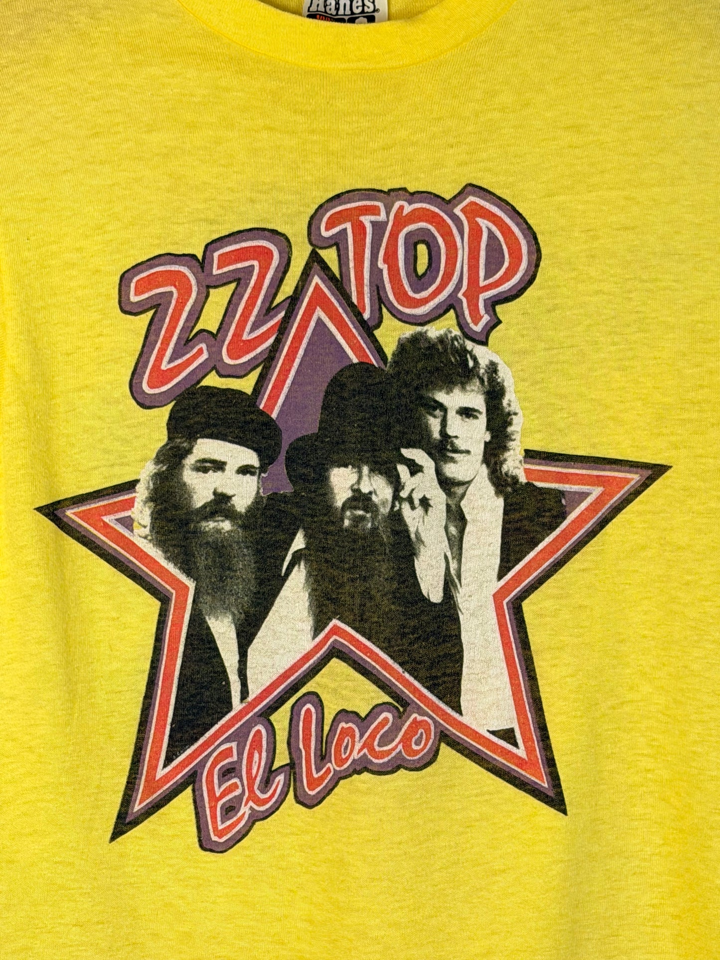 Vintage 1982 ZZ Top El Loco T-Shirt S