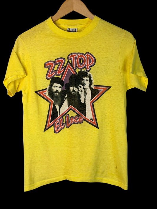 Vintage 1982 ZZ Top El Loco T-Shirt S